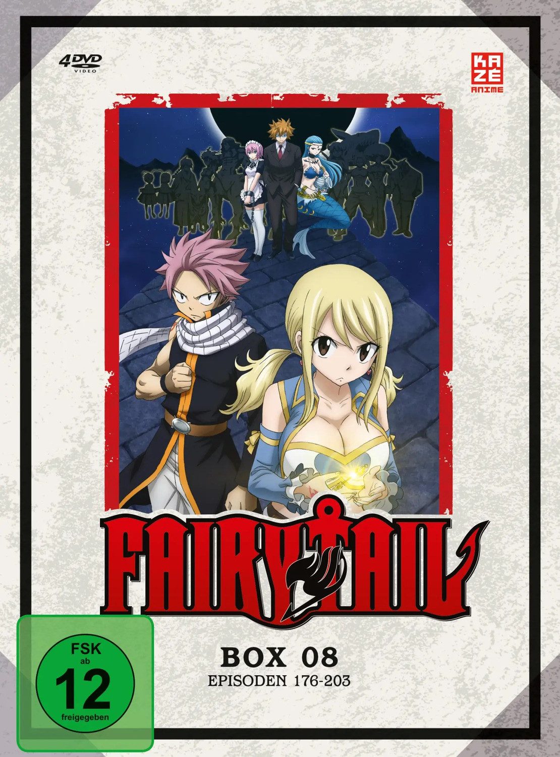 DVD Fairy Tail - TV-Serie - DVD-Box 8 (Episoden 176-203) (4 DVDs)