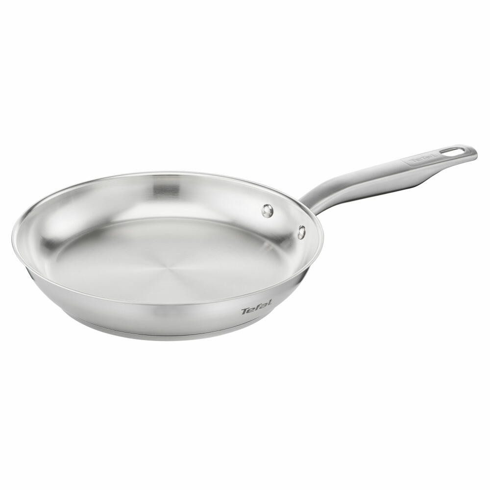 Tefal Bratpfanne Virtuoso Unversiegelt Edelstahl Ø 24 cm, Edelstahl