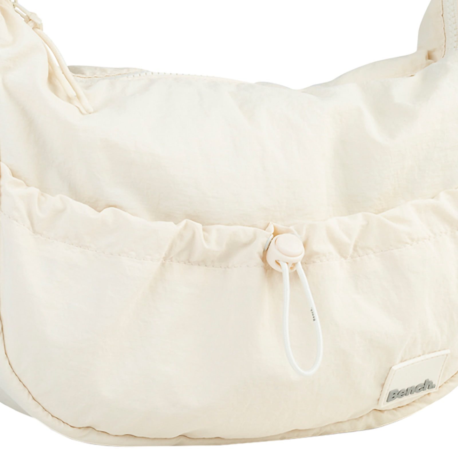 Bench. Umhängetasche Bench Umhängetasche Nylon washed beige (Umhängetasche), Damen Umhängetasche Nylon, washed, beige, weiß ca. 36cm x ca. 10cm