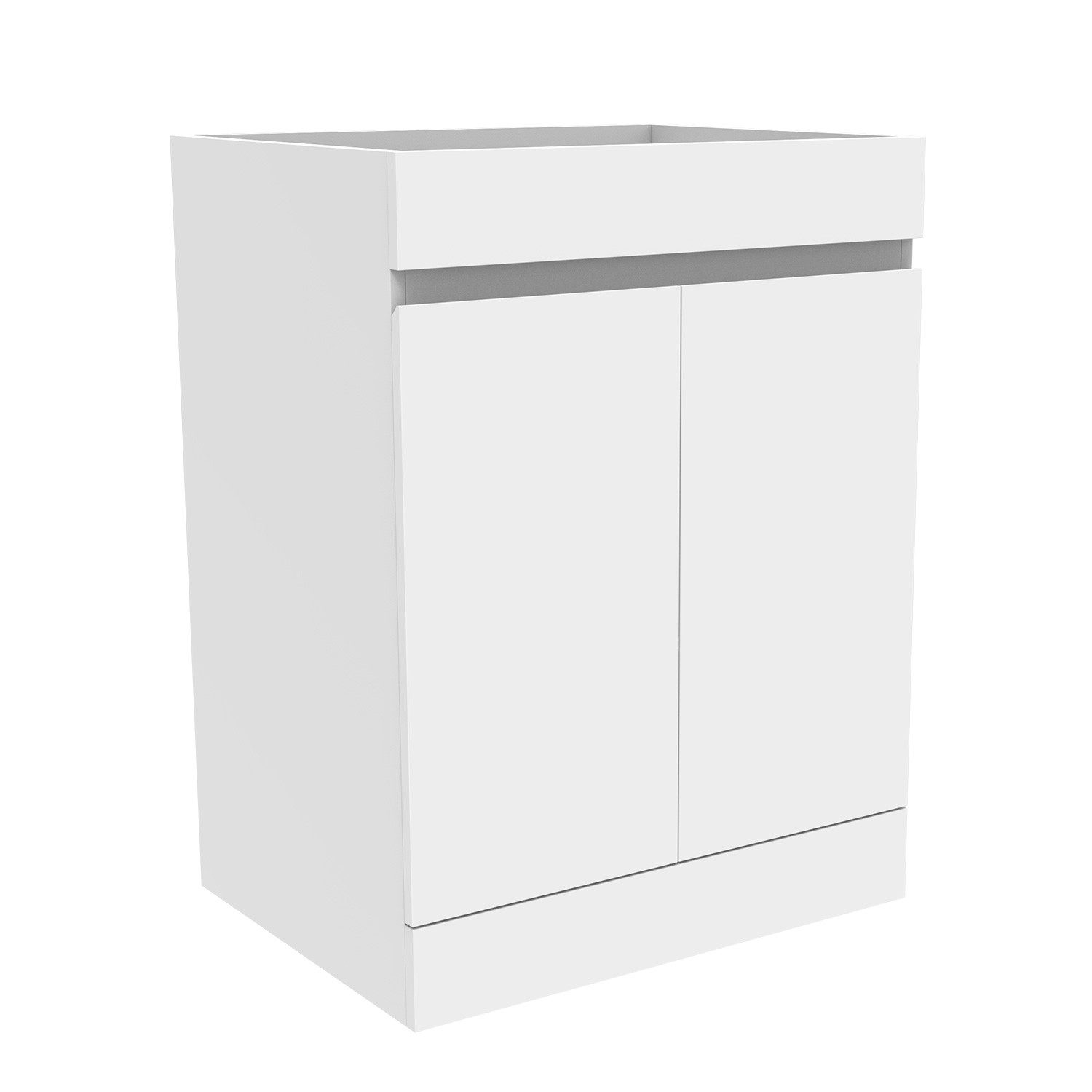 Aica Sanitär Waschtisch Waschtisch Badmöbel Set Unterschrank ohne Waschbecken MDF Softclose
