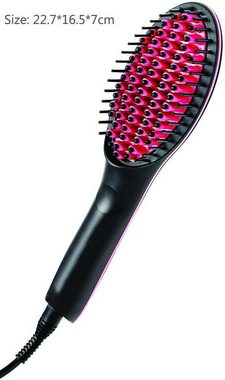 Sibastore Haarglättbürste Straight Brush mit Keramikborsten und neuste Neagtiv-Ionen-Technologie, Aufheizbar bis 230°C, Schnelles&Einfaches Glätten für Salon Qualität