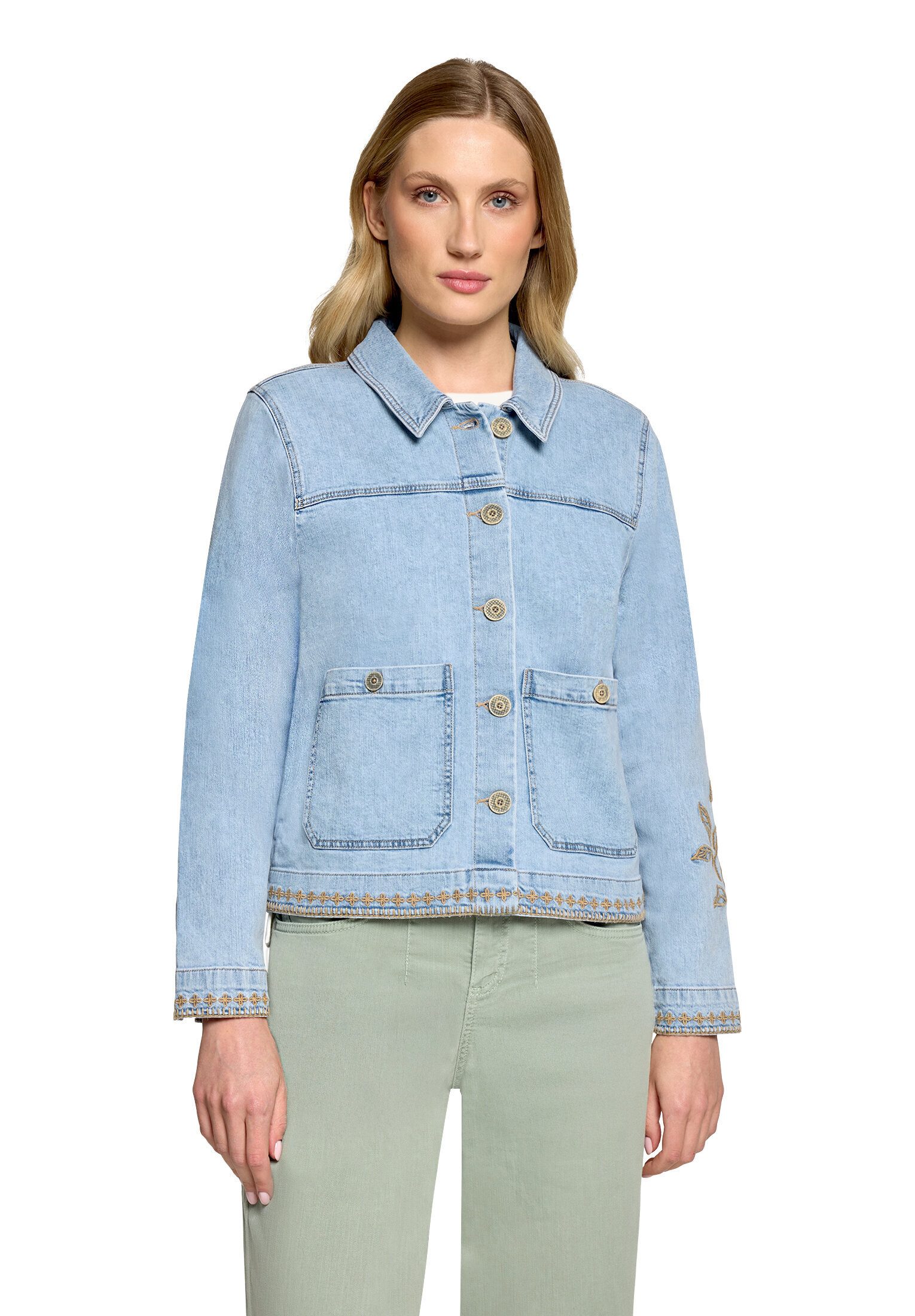 Cartoon Jackenblazer Damen mit Stickerei