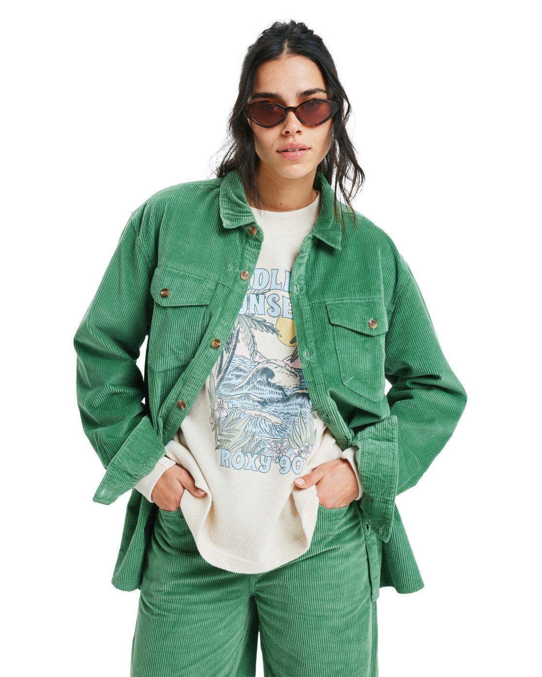 Roxy Langarmshirt Let It Go Cord