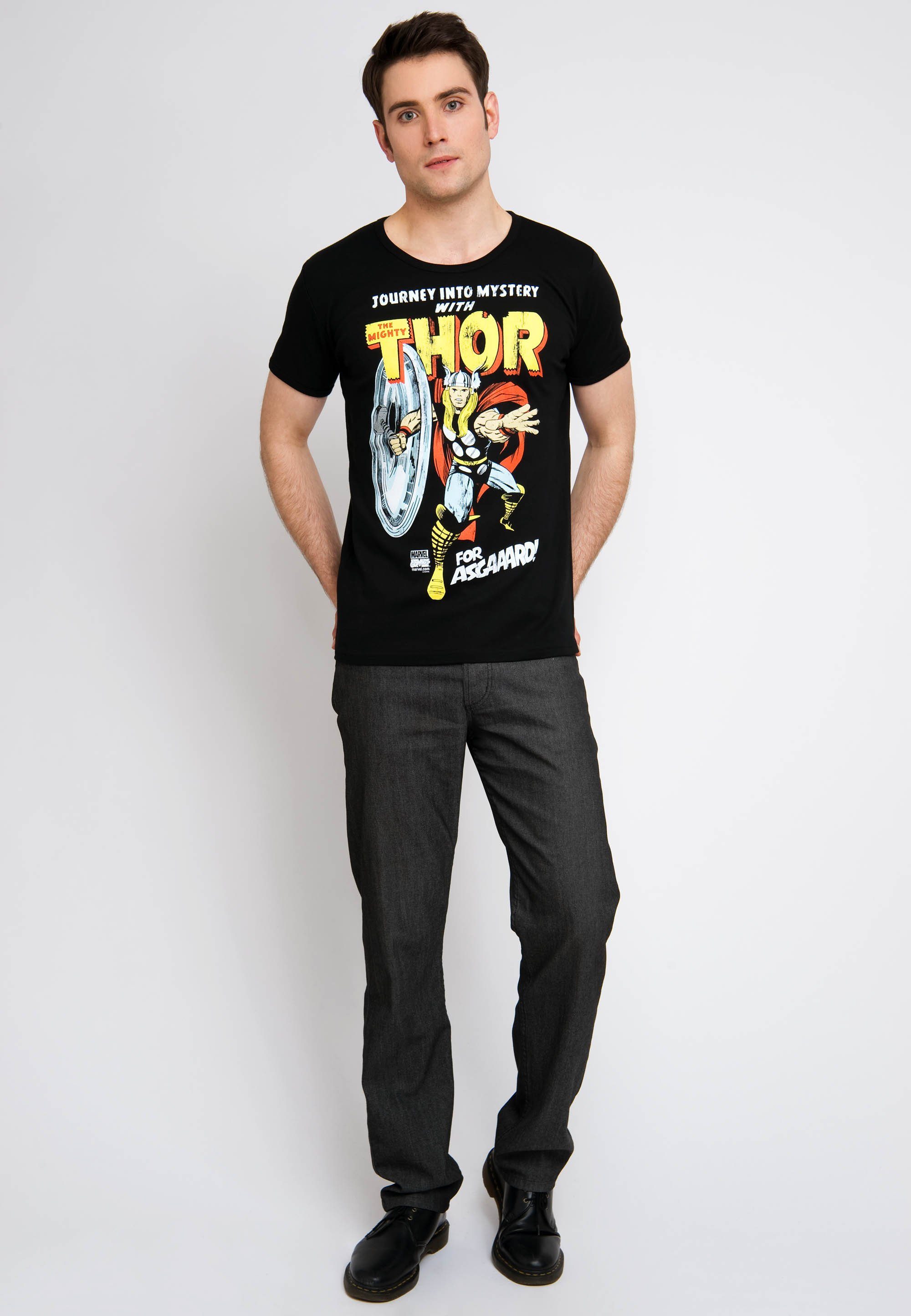T-Shirt For LOGOSHIRT mit Marvel-Print Thor Asgaaard
