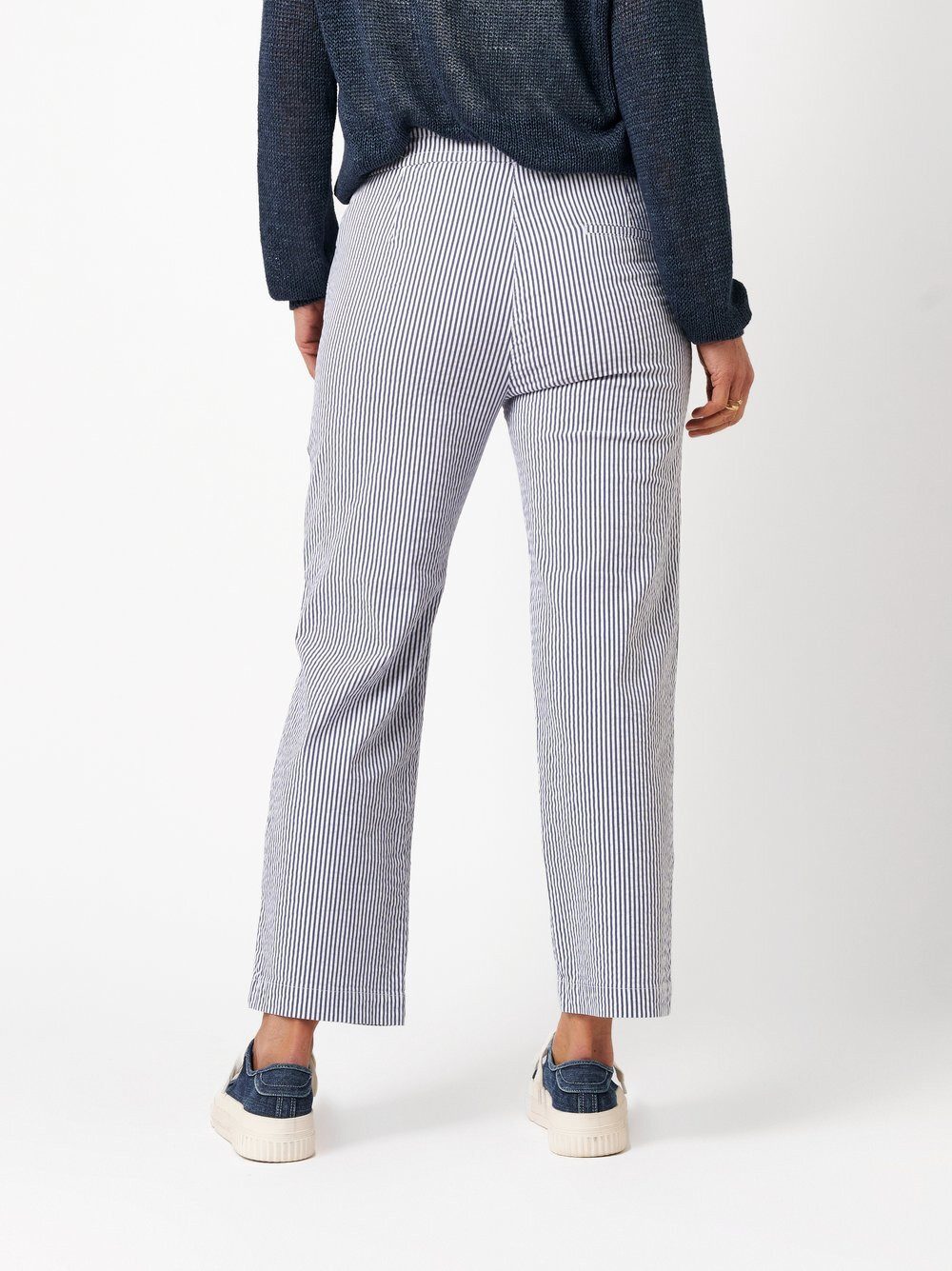 Relaxed by TONI Culotte Scarlet 3/4 aus Seersucker