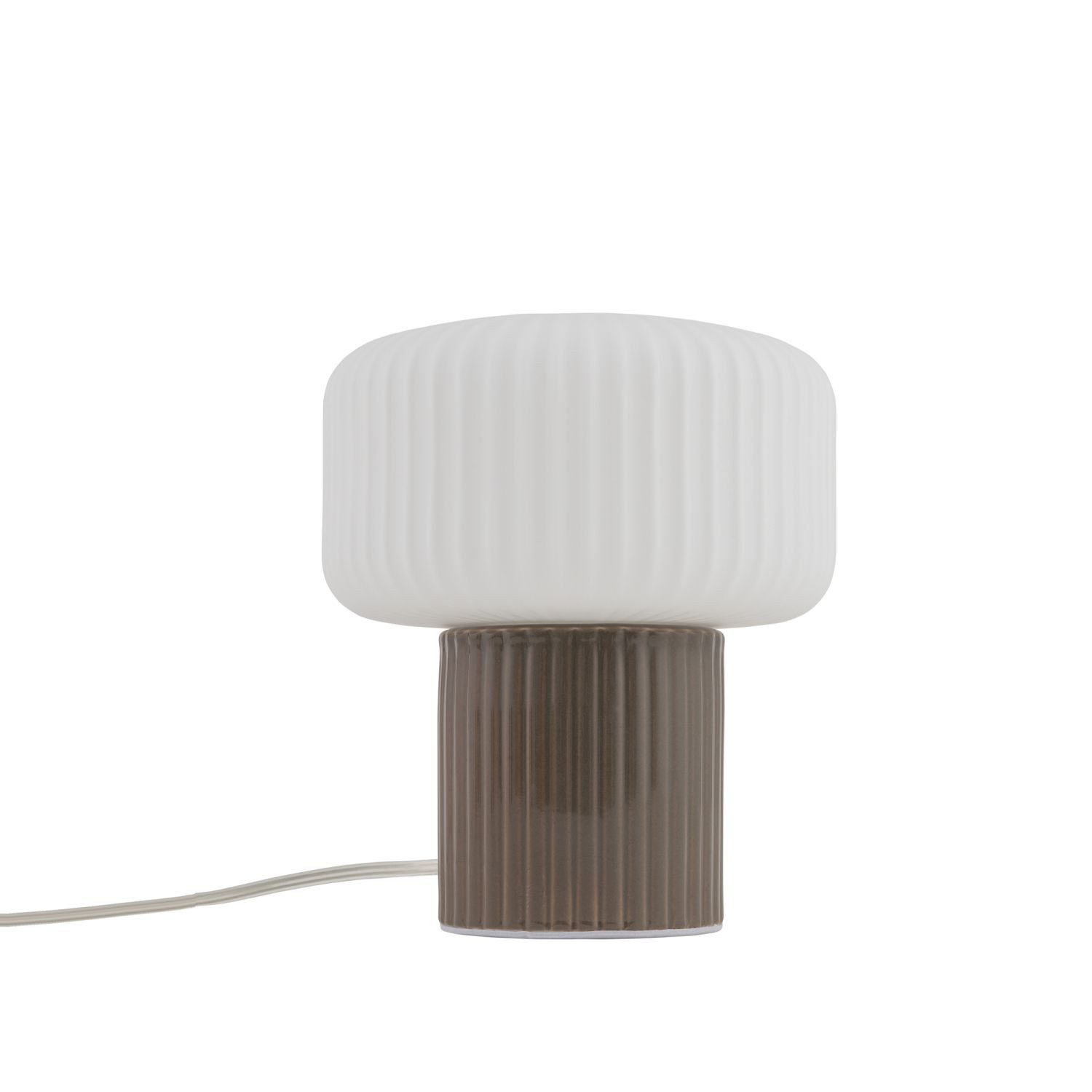 Licht-Erlebnisse Tischleuchte IMARI, ohne Leuchtmittel, Keramik E27 Ø 16 cm rund 19 cm hoch Modern Tischlampe