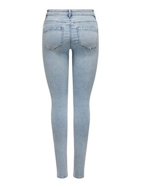 ONLY Skinny-fit-Jeans ONLWAUW MID WAIST KNEE DES PIM mit Destroyed Effekt