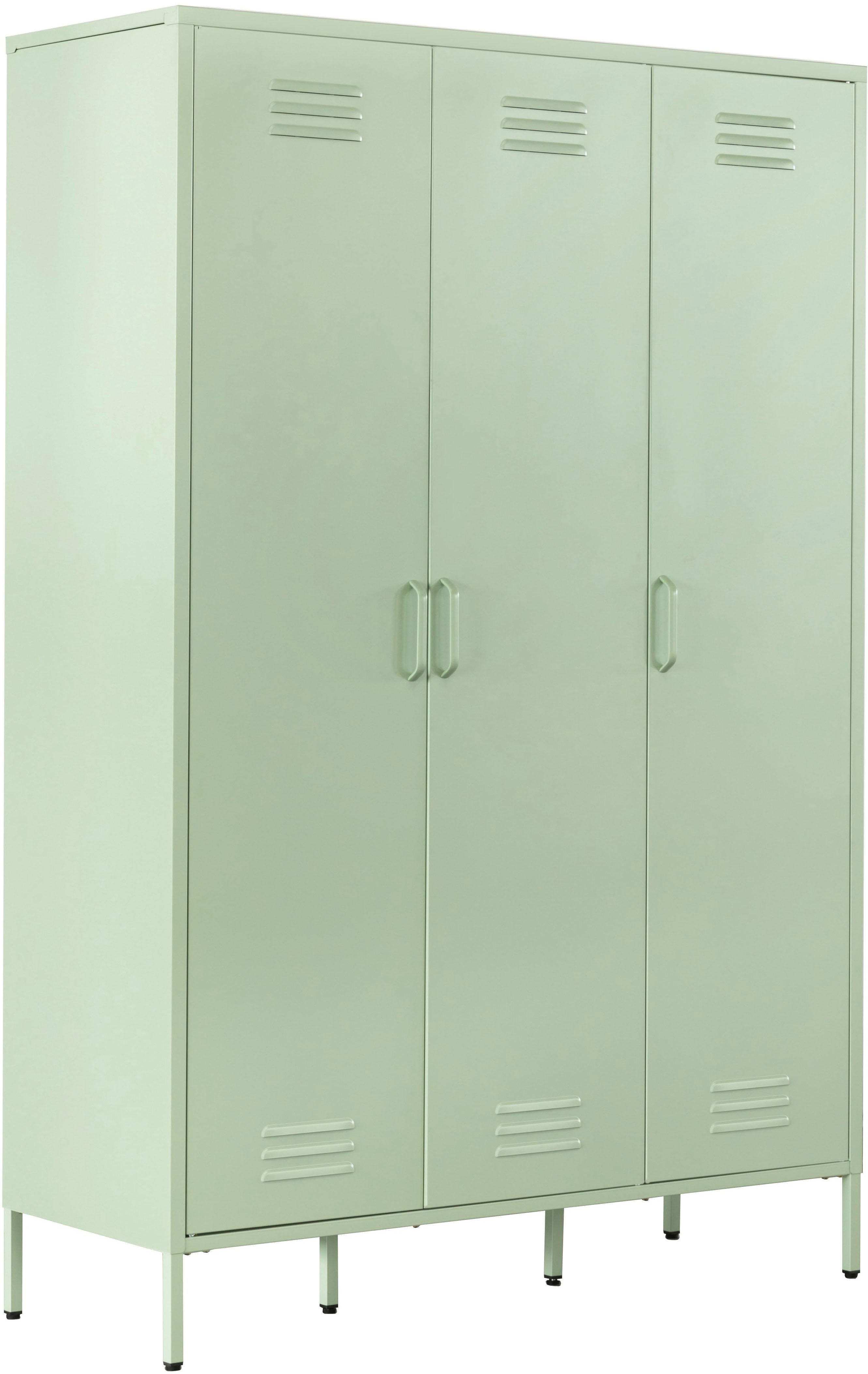 OTTO home Kleiderschrank Siena Schrank Spind Metallschrank mit 3 Türen (Ideal für jeden Wohnraum - Trendsetter) Zeitloser Schlafzimmerschrank Garderobe Multischrank