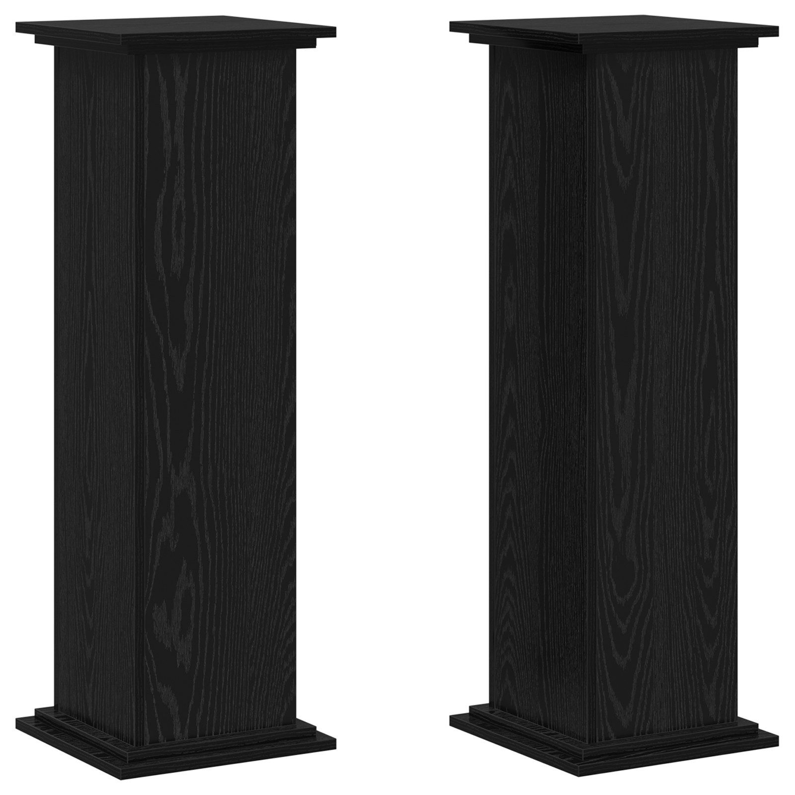 vidaXL Blumenständer Pflanzenständer Schwarze Eiche 33x33x100 günstig online kaufen