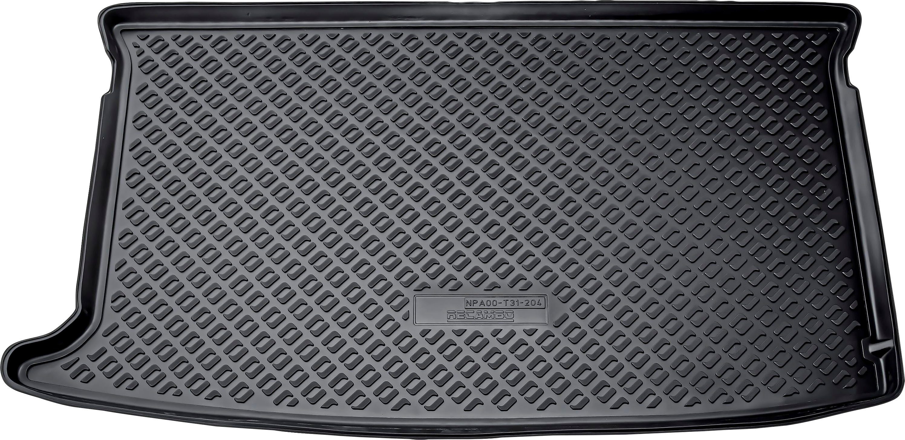 Typ perfekte längere II Material) RECAMBO – CustomComforts Hyundai Kofferraumwanne (1 Automatten Gummiqualität ab GB der i20, für St), Hohe Lebensdauer Passform, (TPE 2014,