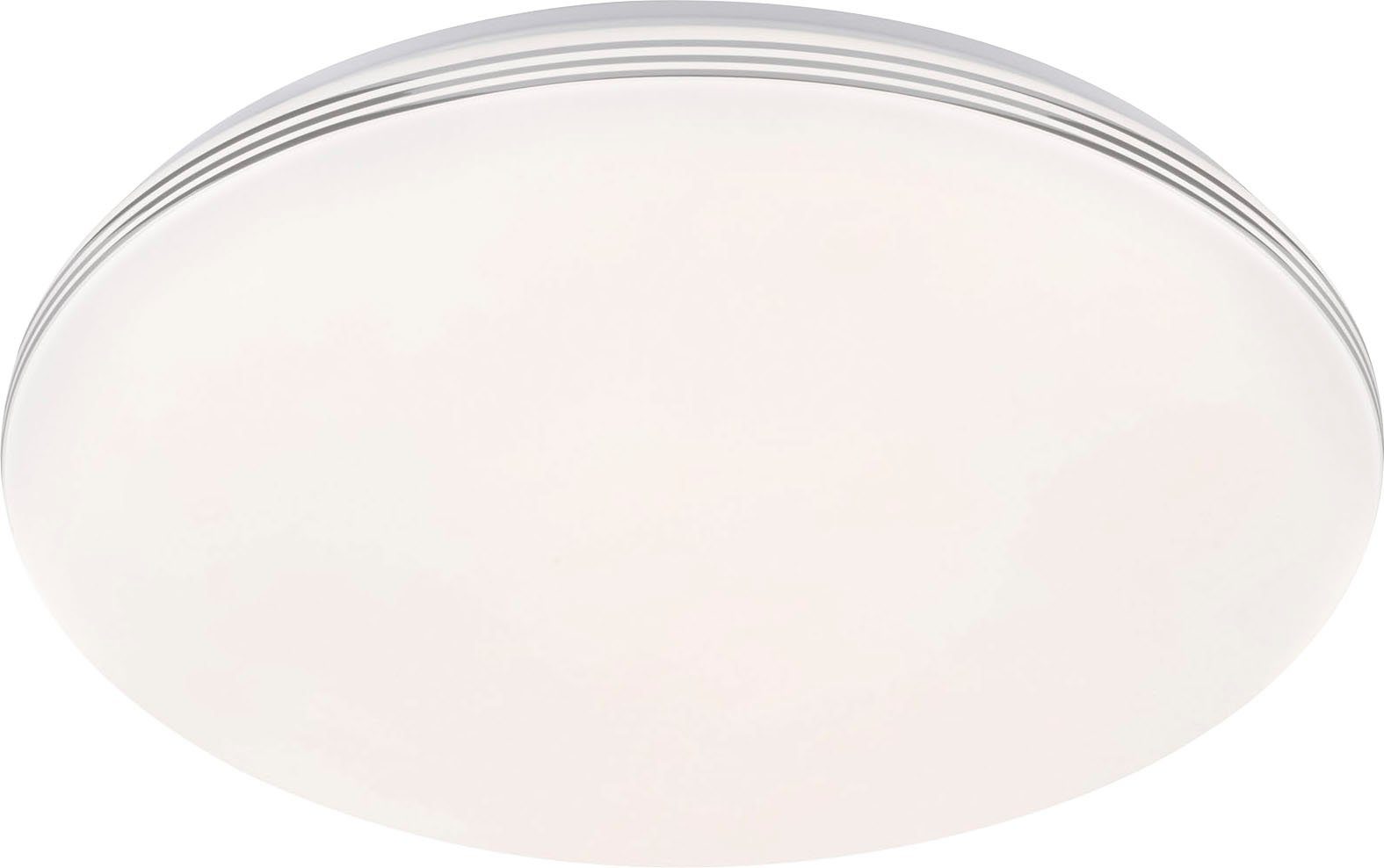 HONSEL & FISCHER Acrylglas integriert, Deckenleuchte fest Warmweiß, - LED weiß LED Faro,