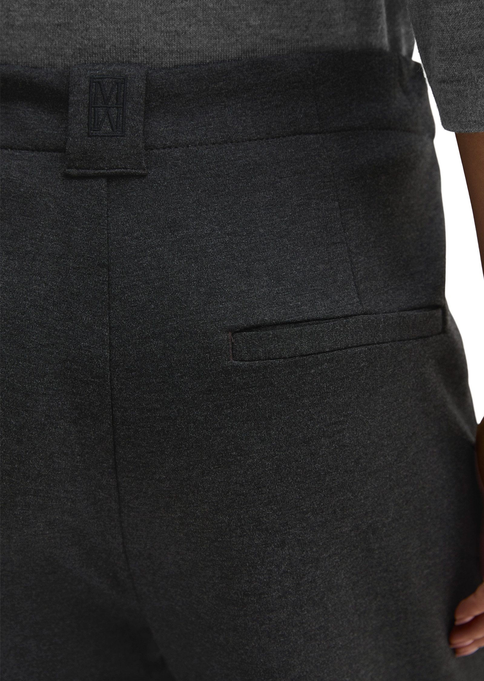 Marc O'Polo Jerseyhose aus kompaktem Interlockjersey – Bild 4 von 5