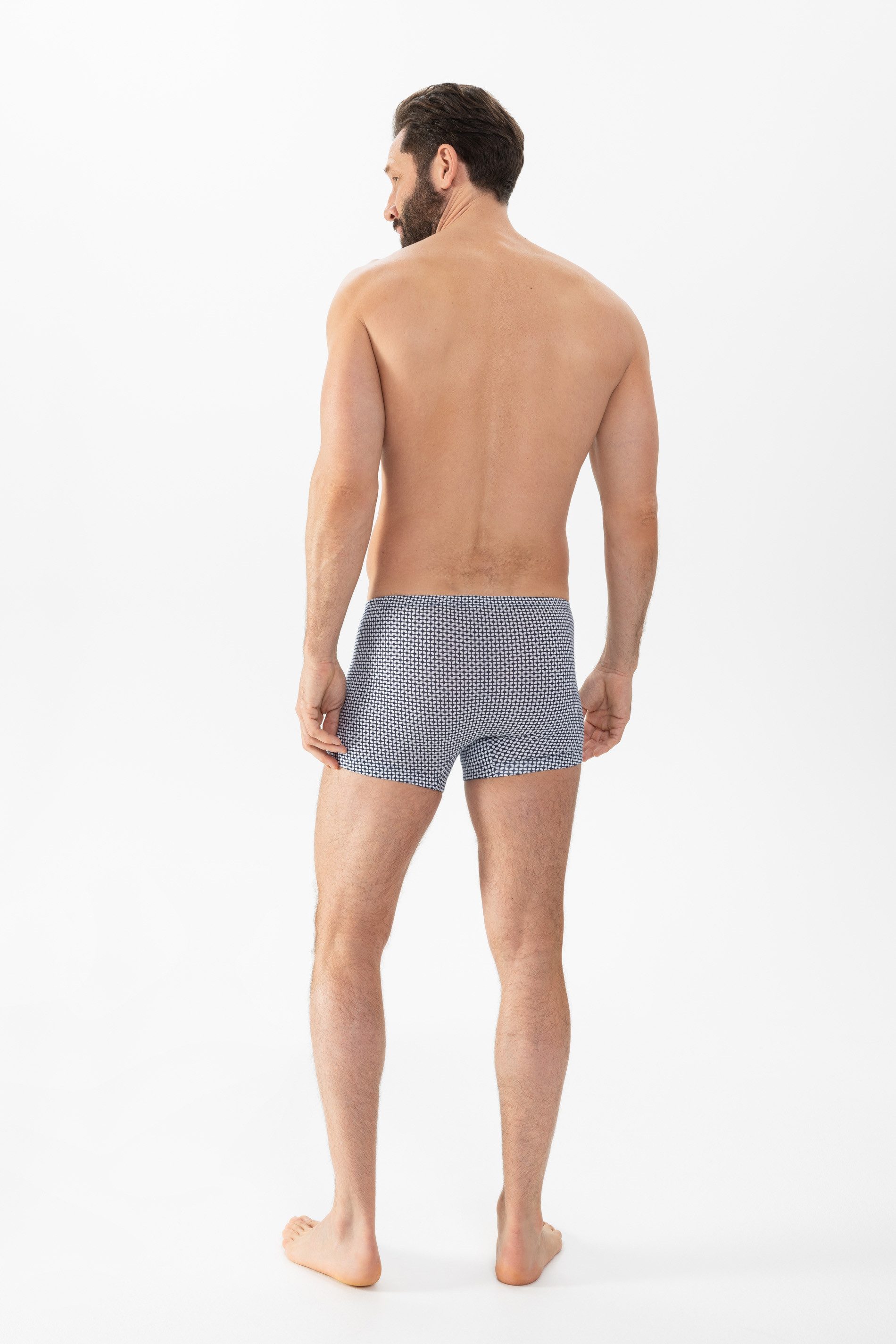 Mey Trunk Mey Herren Shorty Serie Blue Geo Minimal-Print (1-St., 1)