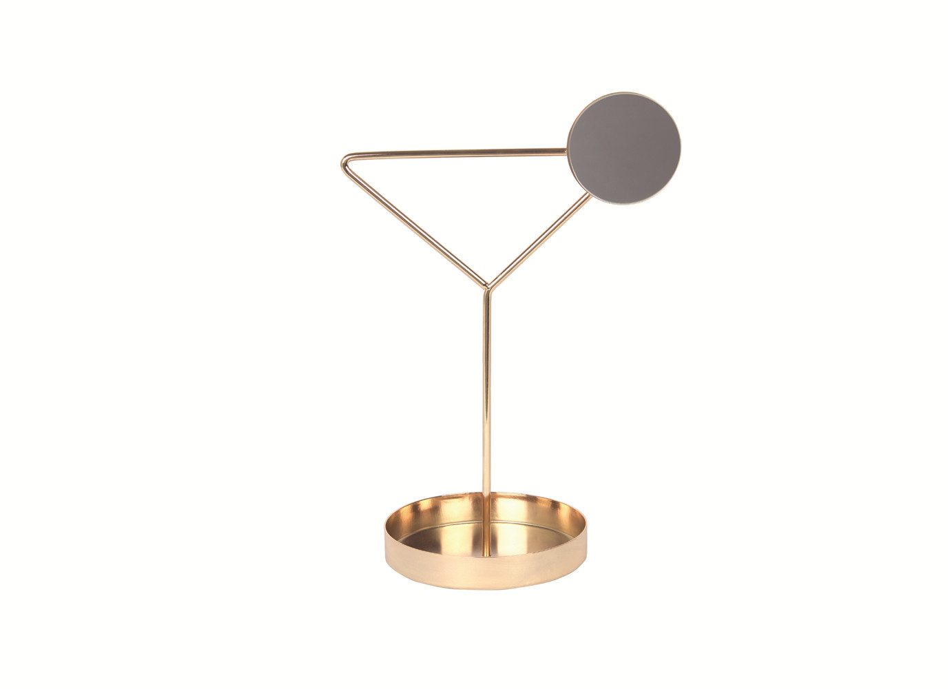 DOIY Ювелирные изделия Держатель ювелирных изделий Cocktail (Ablage, 1 St., Metall, Spiegel), ca. 18 x 11 x 26 cm, Spiegel ca. Ø 6 cm