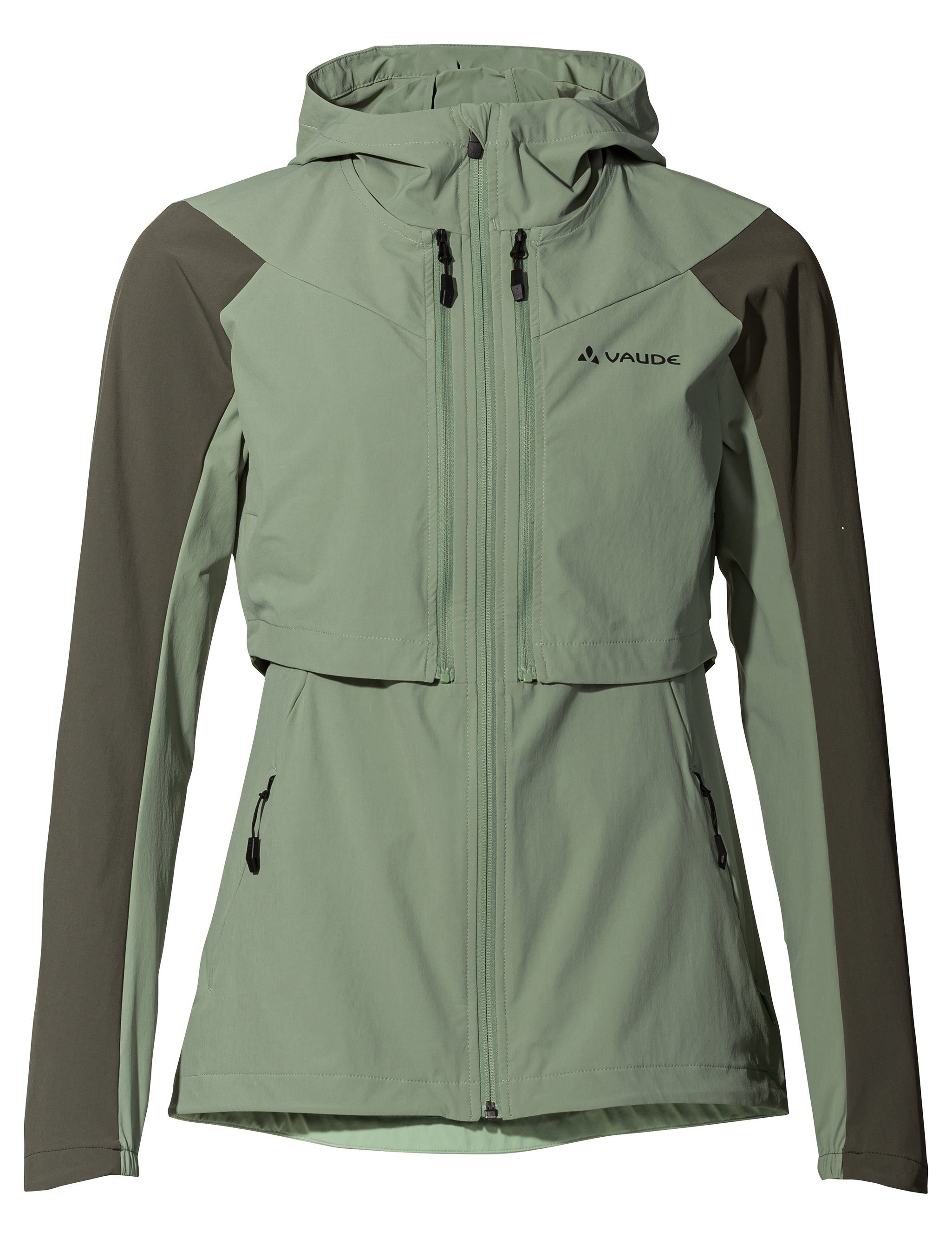 VAUDE Outdoorjacke Women's Moab ZO Jacket (1-St) Klimaneutral kompensiert willow green