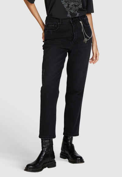MARC AUREL Mom-Jeans aus Comfort Black Denim