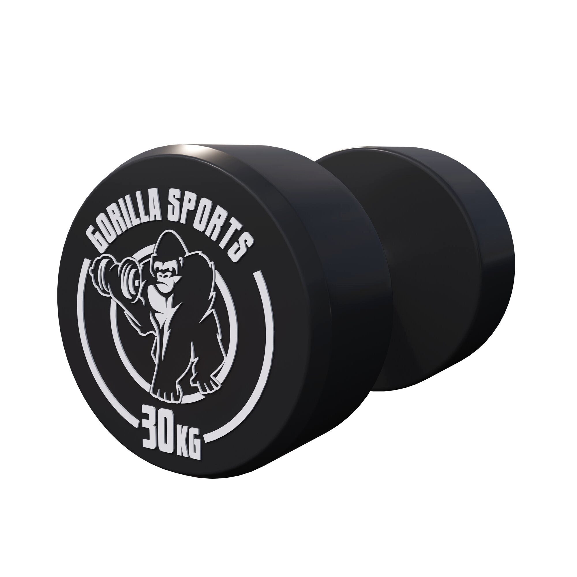 GORILLA SPORTS Kompakthantel Kurzhantel Gummi 2,5 - 40 kg