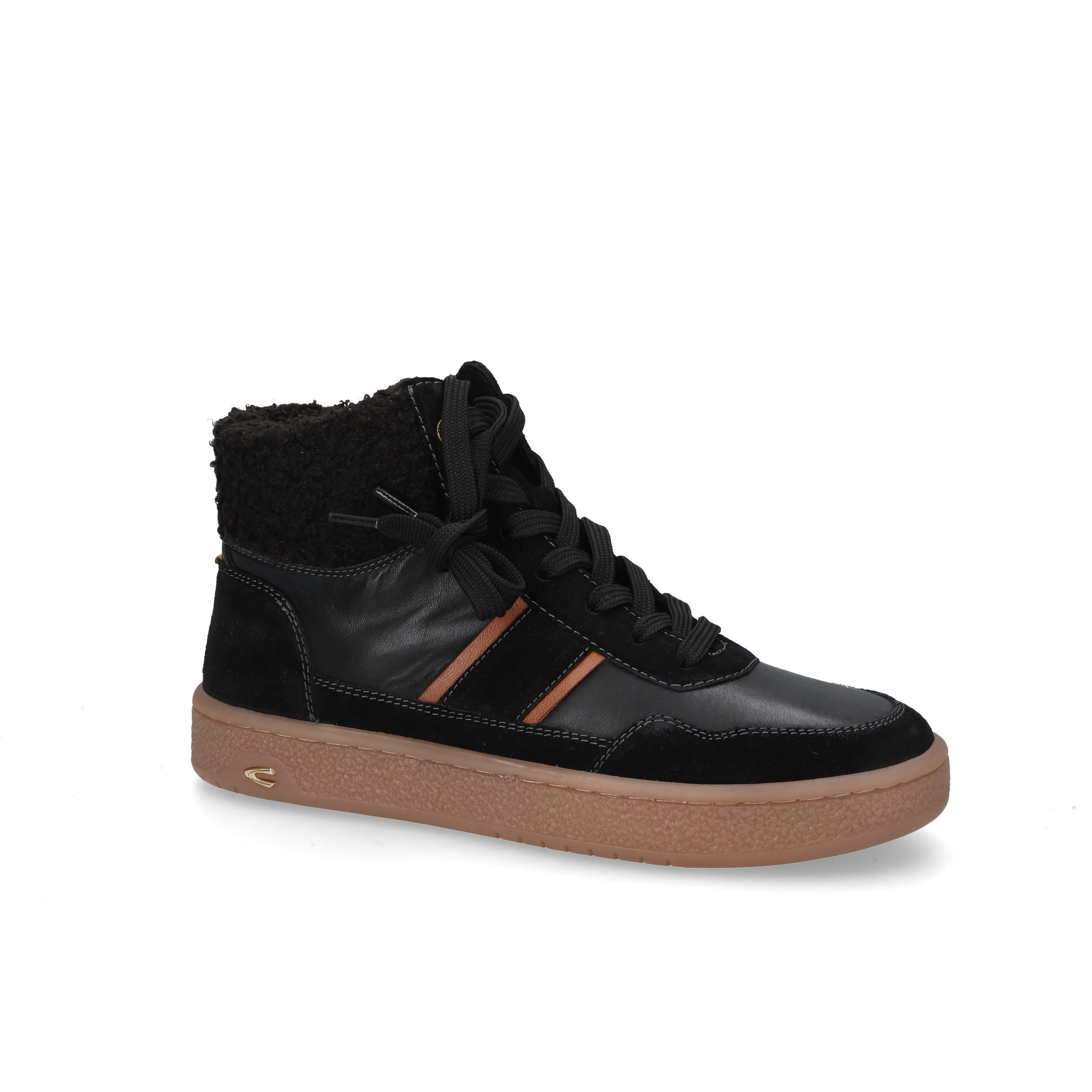 camel active Sneaker Split/Nappa SCHWARZ Sneaker