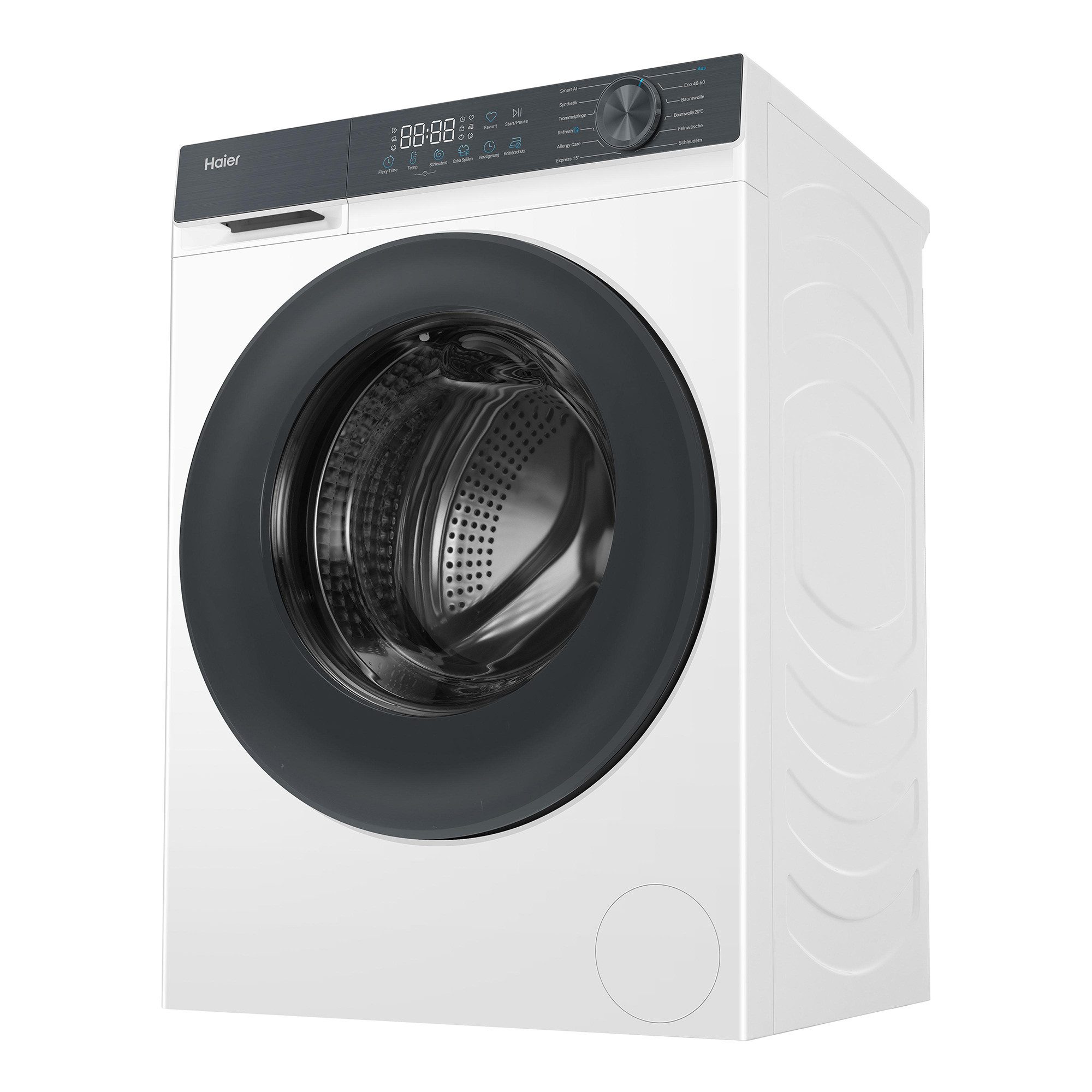 Haier Waschmaschine G3 Serie HW80-BP1433637T, 8 kg, 1400 U/min, Smart AI, Flexy Time, Knitterschutz, XL Schontrommel