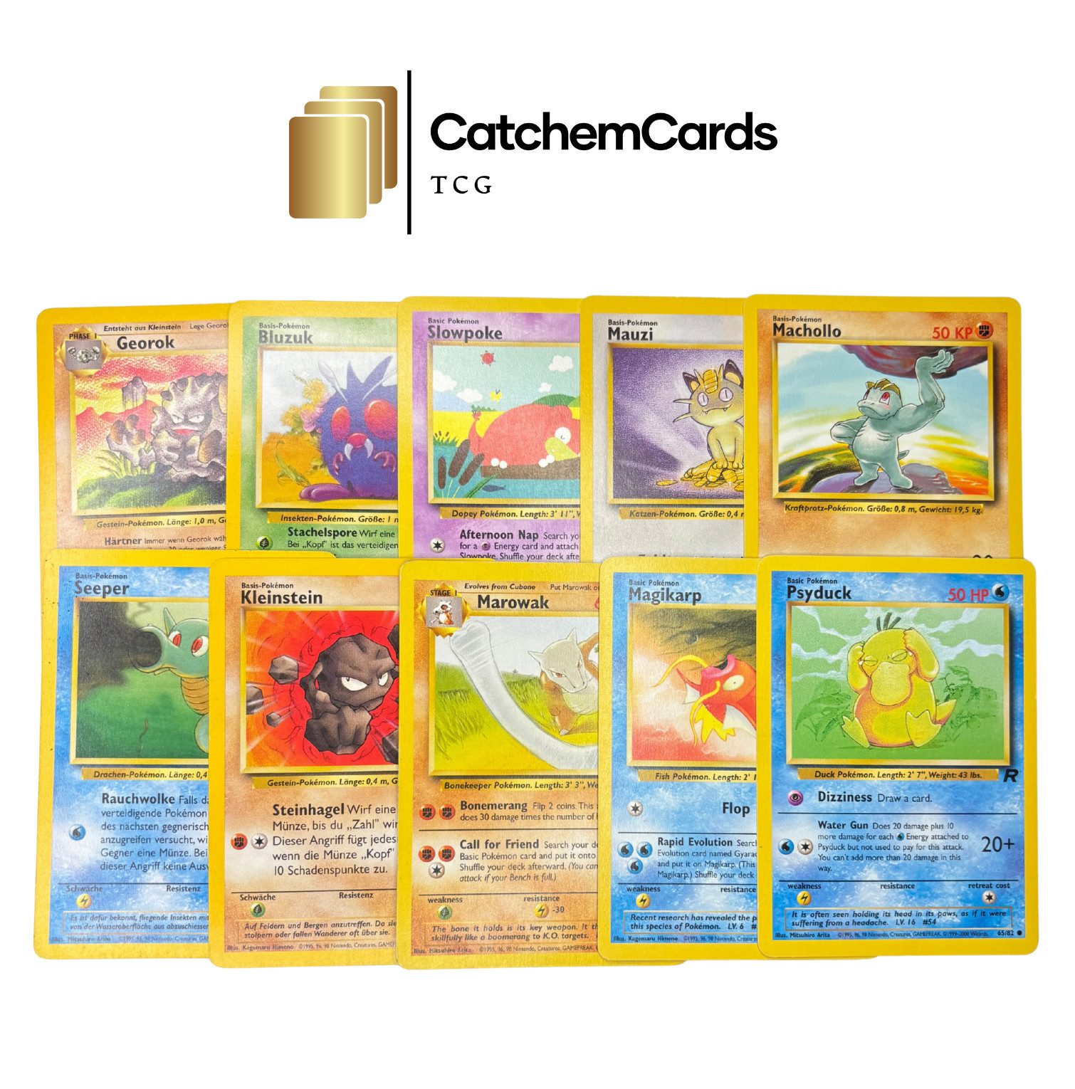 The Pokémon Company Sammelkarte Pokemon Vintage Karten 10er Mystery Pack aus 1999-2001, Vintage aus dem Jahr 1999-2001