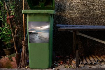 MuchoWow Wandsticker Australien - Leuchtturm - Strand (1 St), Mülleimer-aufkleber, Mülltonne, Sticker, Container, Abfalbehälter