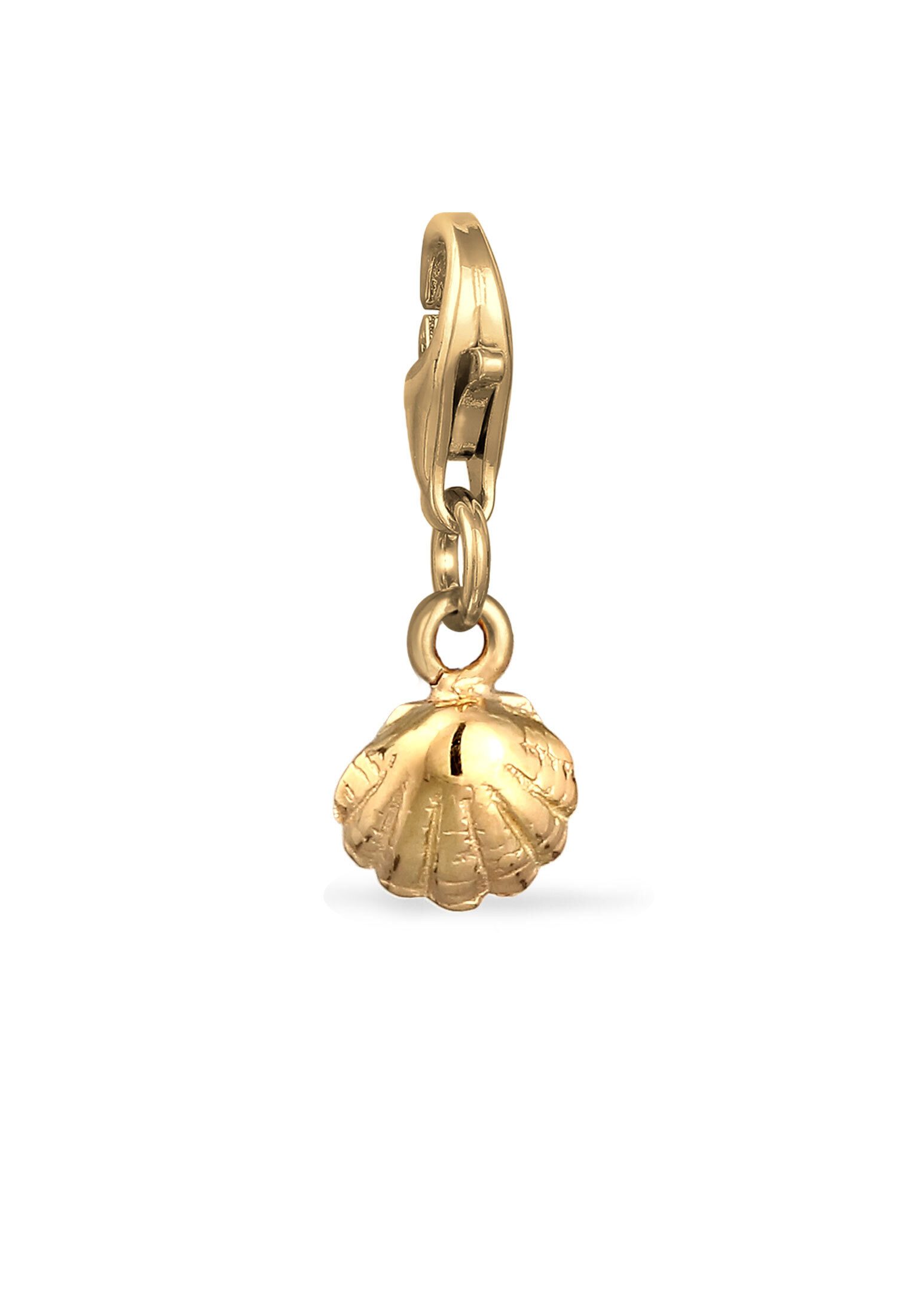 Elli Charm-Einhänger Charm Anhänger Muschel 925 Sterling Silber