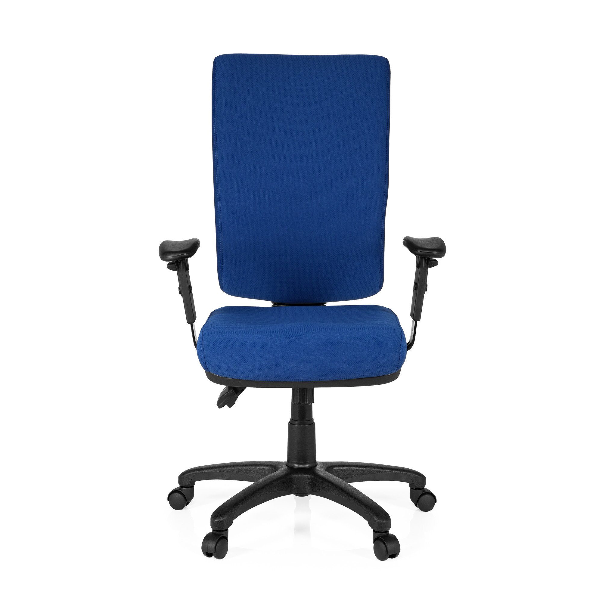 hjh OFFICE Drehstuhl Profi Bürostuhl ZENIT HIGH Stoff (1 St), Schreibtischstuhl ergonomisch Blau