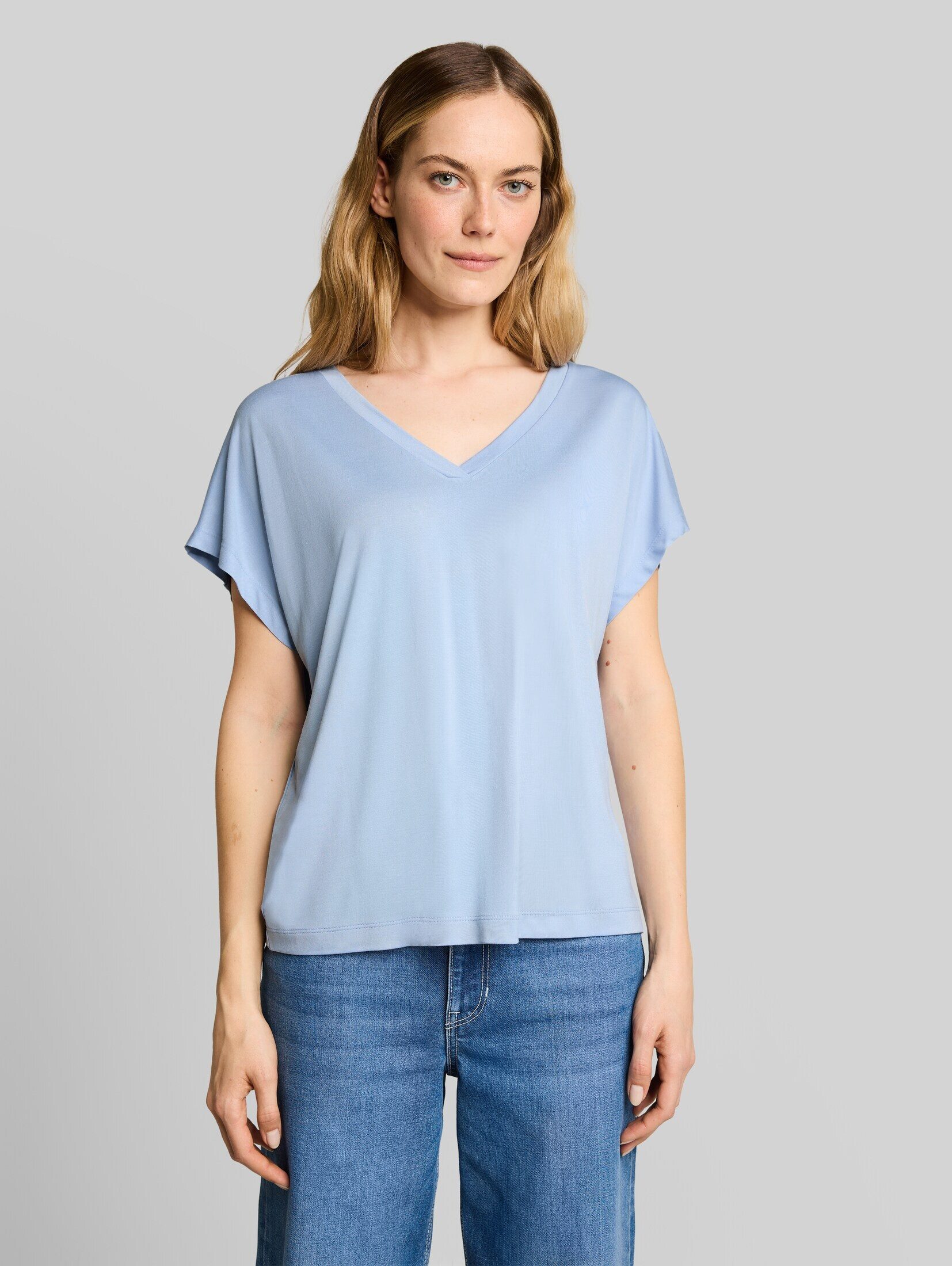 TOM TAILOR T-Shirt T-Shirt T-Shirt mit V-Ausschnitt
