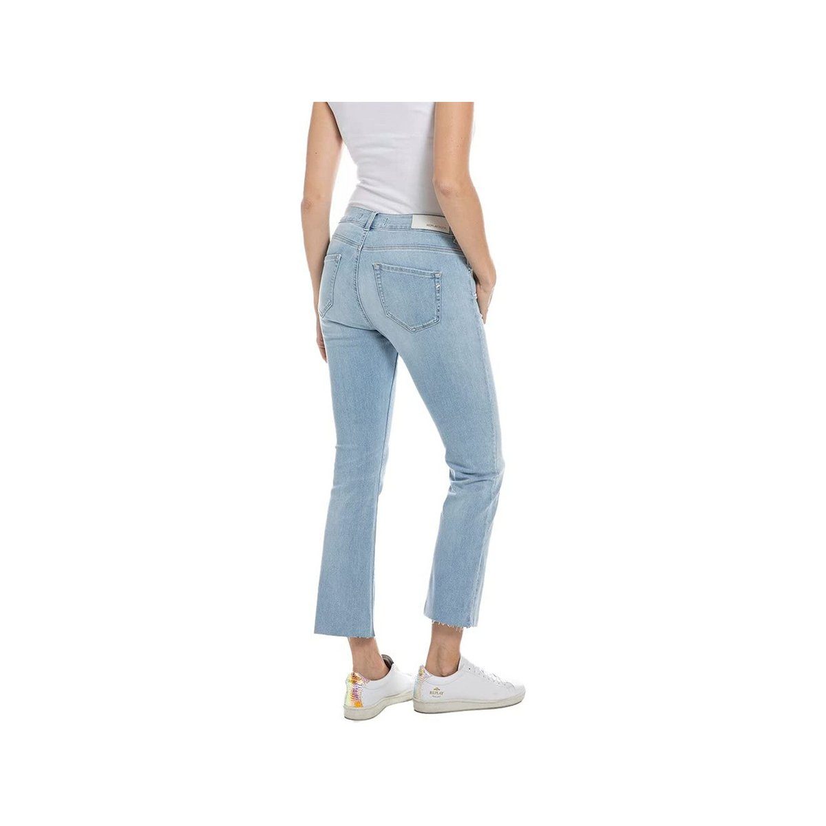 weiß 5-Pocket-Jeans (1-tlg) Replay