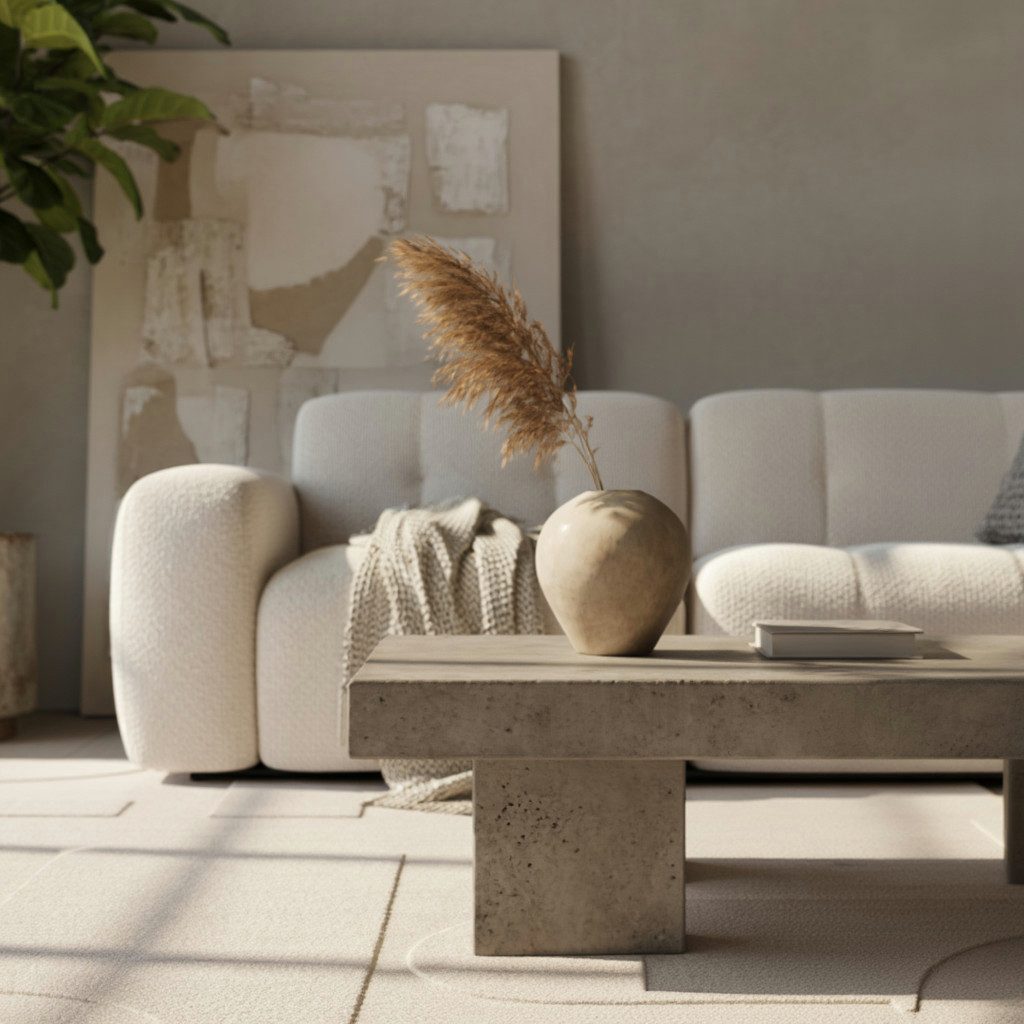 KADIMA DESIGN Teppich Teppich LAVAREDO Skandi Kurzflor Waschbar 30 Grad Läufer Bad, Läufer, Höhe: 14 mm, Creme, 80x150 cm, Modern Esszimmerteppich Fußbodenheizu – Bild 4 von 5
