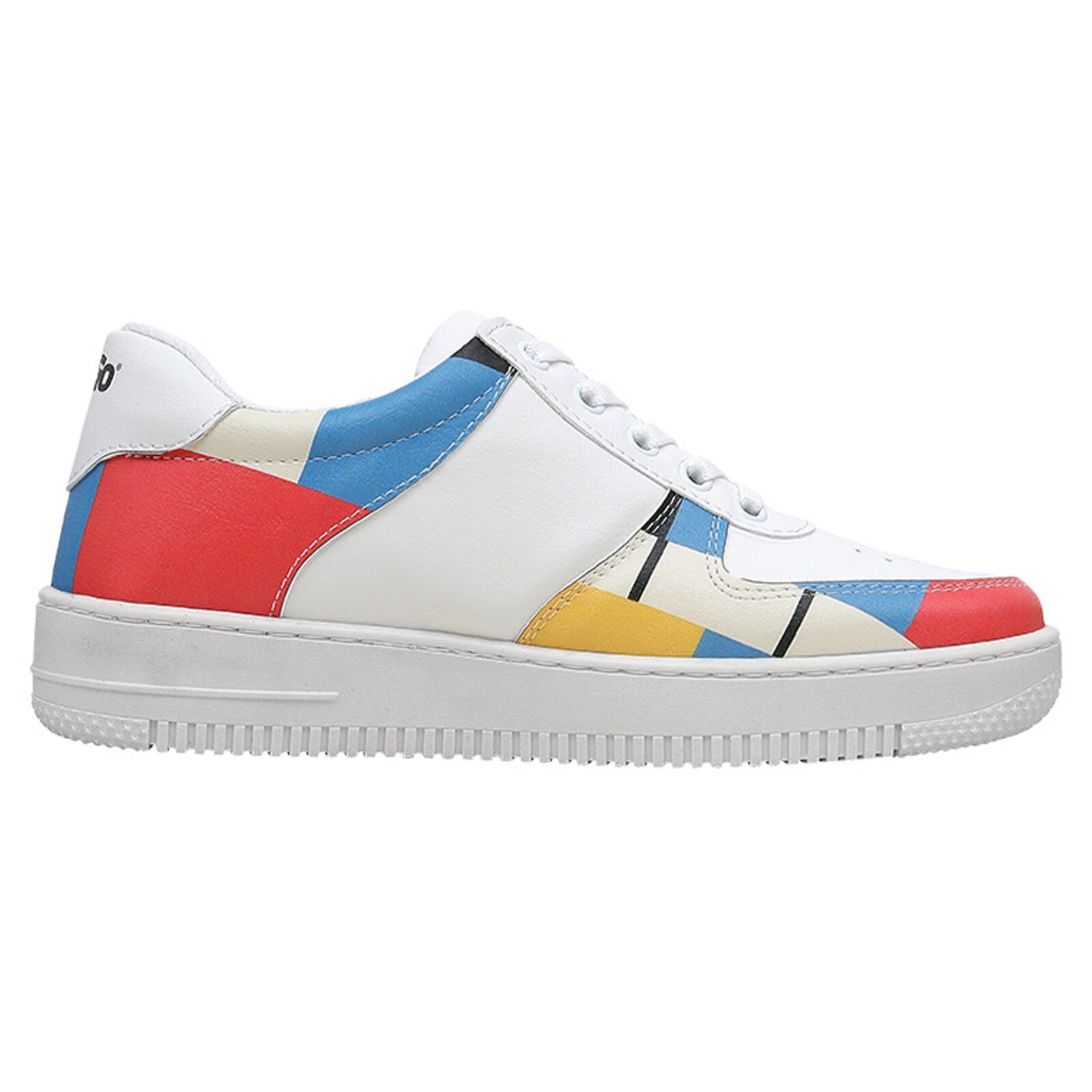 DOGO Dice Low-Top Sneaker Bauhaus Birdie Damen Sneaker Sneaker Handgefertigt