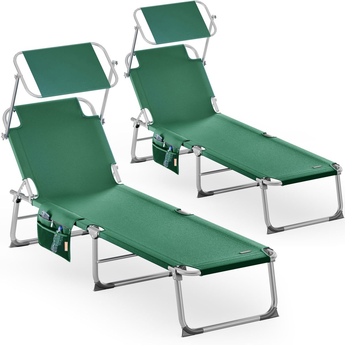 Casaria Gartenliege Ibiza, 2 St., Sonnenliege günstig online kaufen