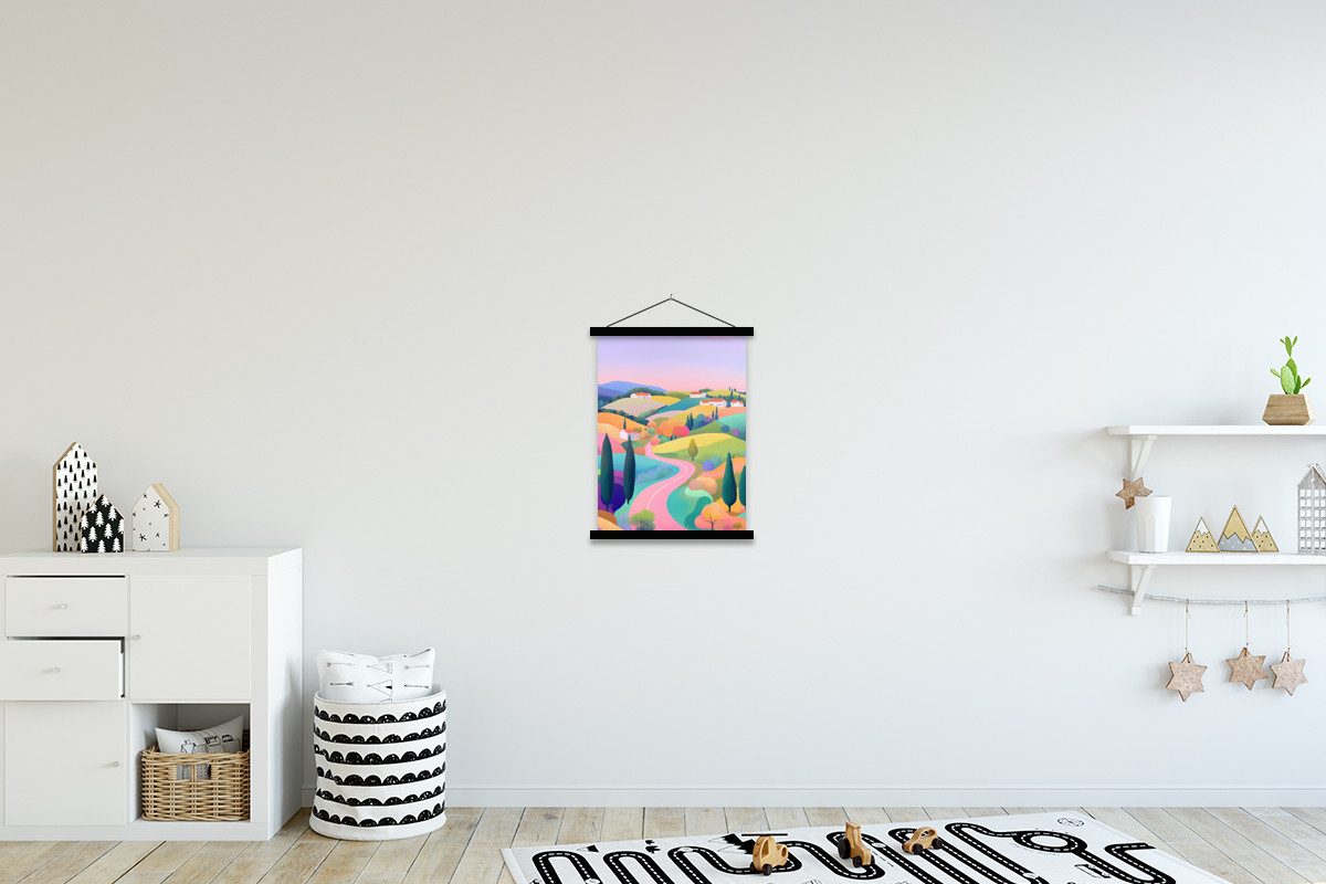 MuchoWow Poster Landschaft - Lila - günstig online kaufen