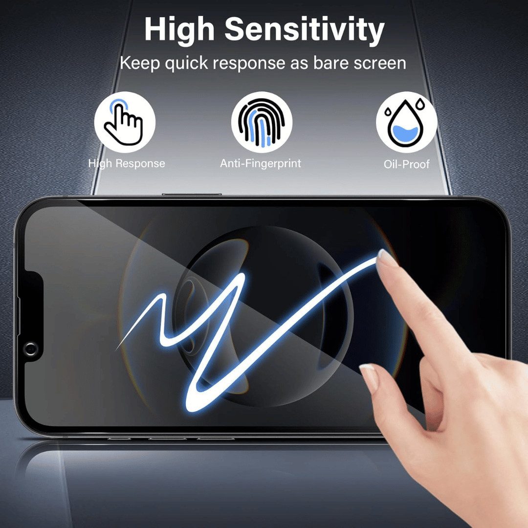 SmartUP Displayschutzglas 2X Schutzglas für iPhone 17e Blickschutz Display Kamera Panzerfolie 9H für iPhone 17e, 4 Stück, Anti-Spy, Blickschutz, Privacy – Bild 5 von 5