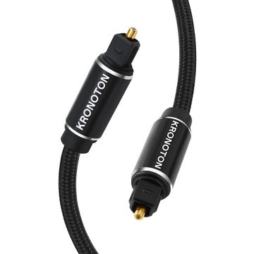 HDSX KRONOTON Premium Toslink Kabel, Länge 1,5m HDSX ZERTIFIZIERT Audio-Kabel, Toslink, (150 cm)
