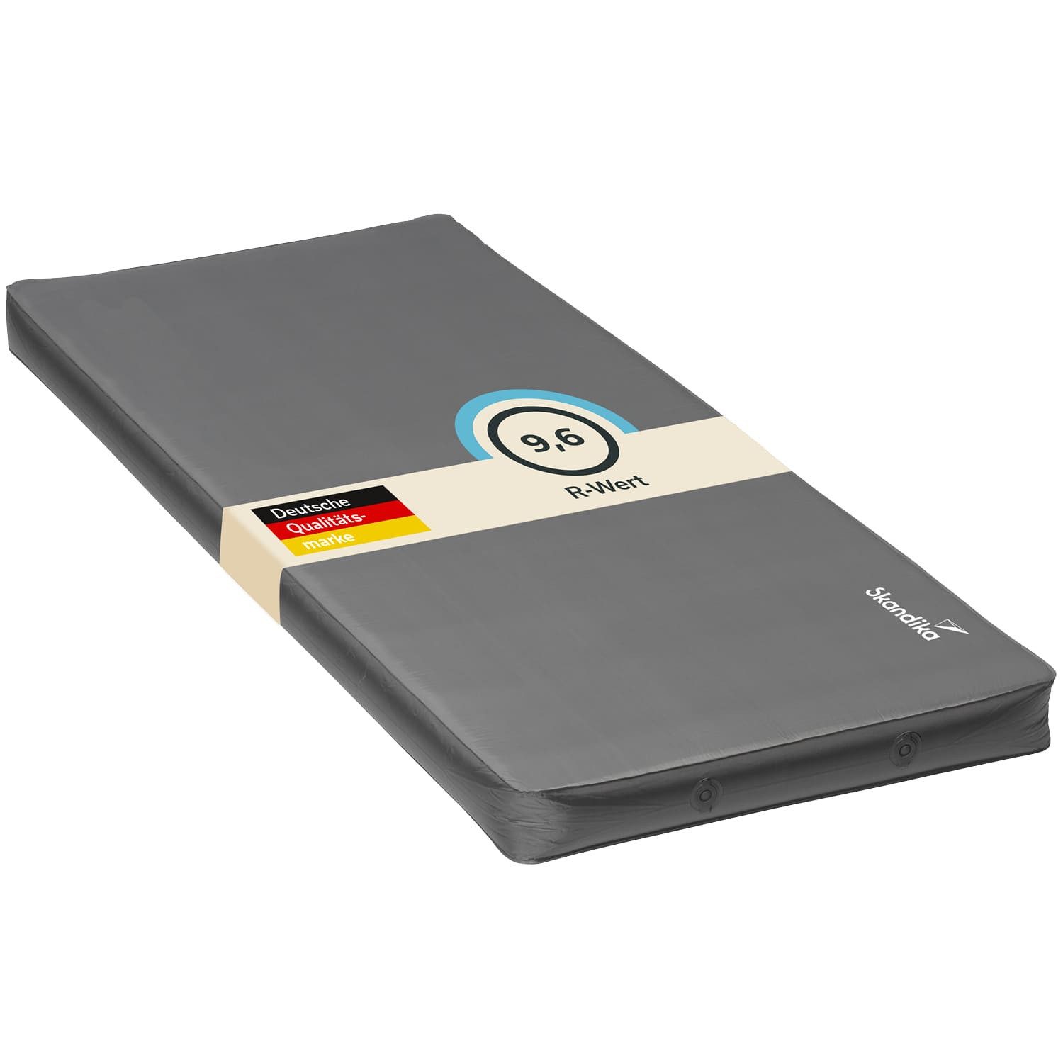 Skandika Luftmatratze Easy 3D Premium Single Isomatte, selbstaufblasend, 10 cm dick, faltbar, leicht, selbstfüllender Schaumstoff, Gästematratze, Zelt, Auto Outdoor