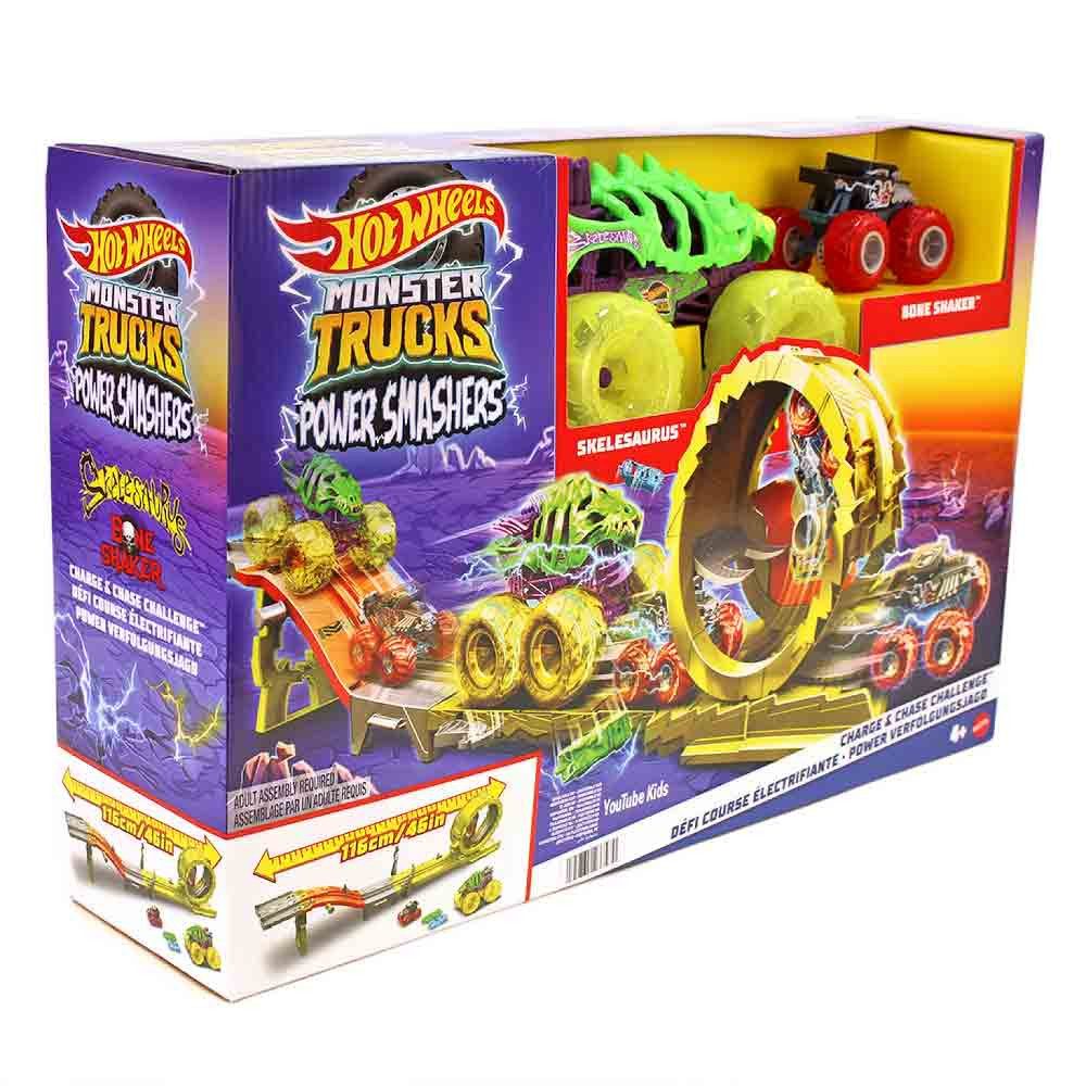Hot Wheels Autorennbahn Hot Wheels Spielset XXL "Monster Trucks Power Smasher"