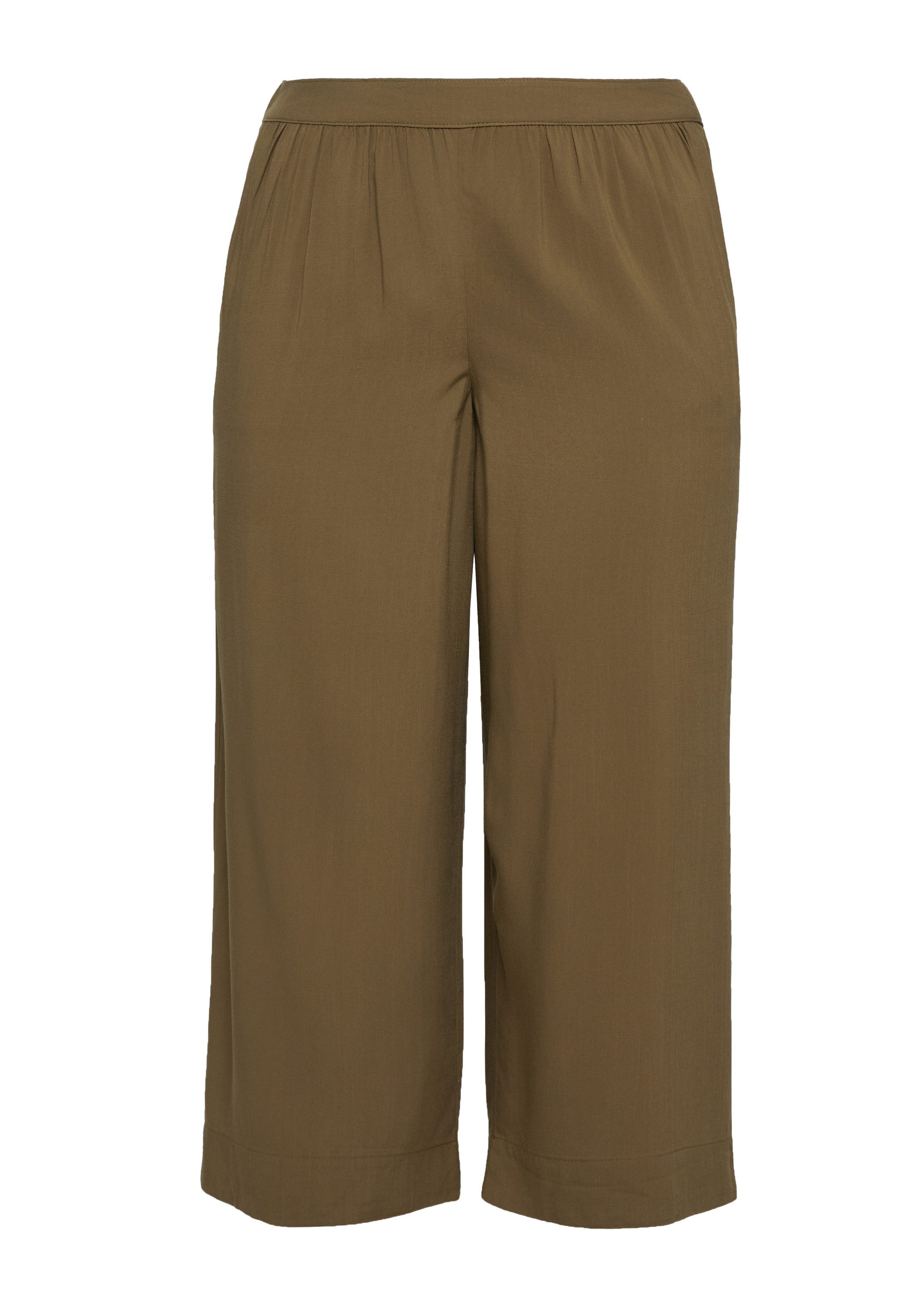 s.Oliver Culotte Hose Culotte aus Viskose mit elastischem Bund
