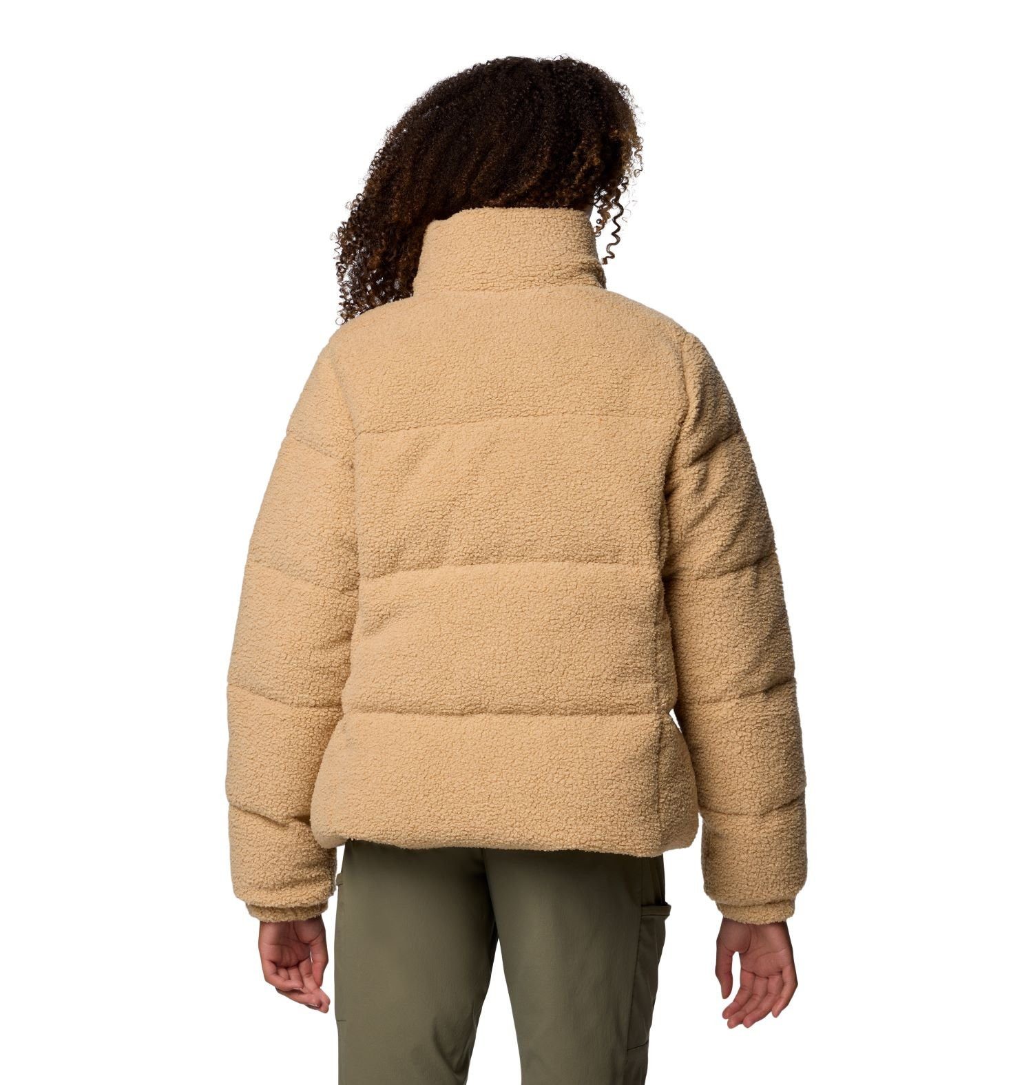 Columbia Winterjacke Winter-Fleecejacke Puffect Sherpa (Thermarator™ Isolierung) hellbraun
