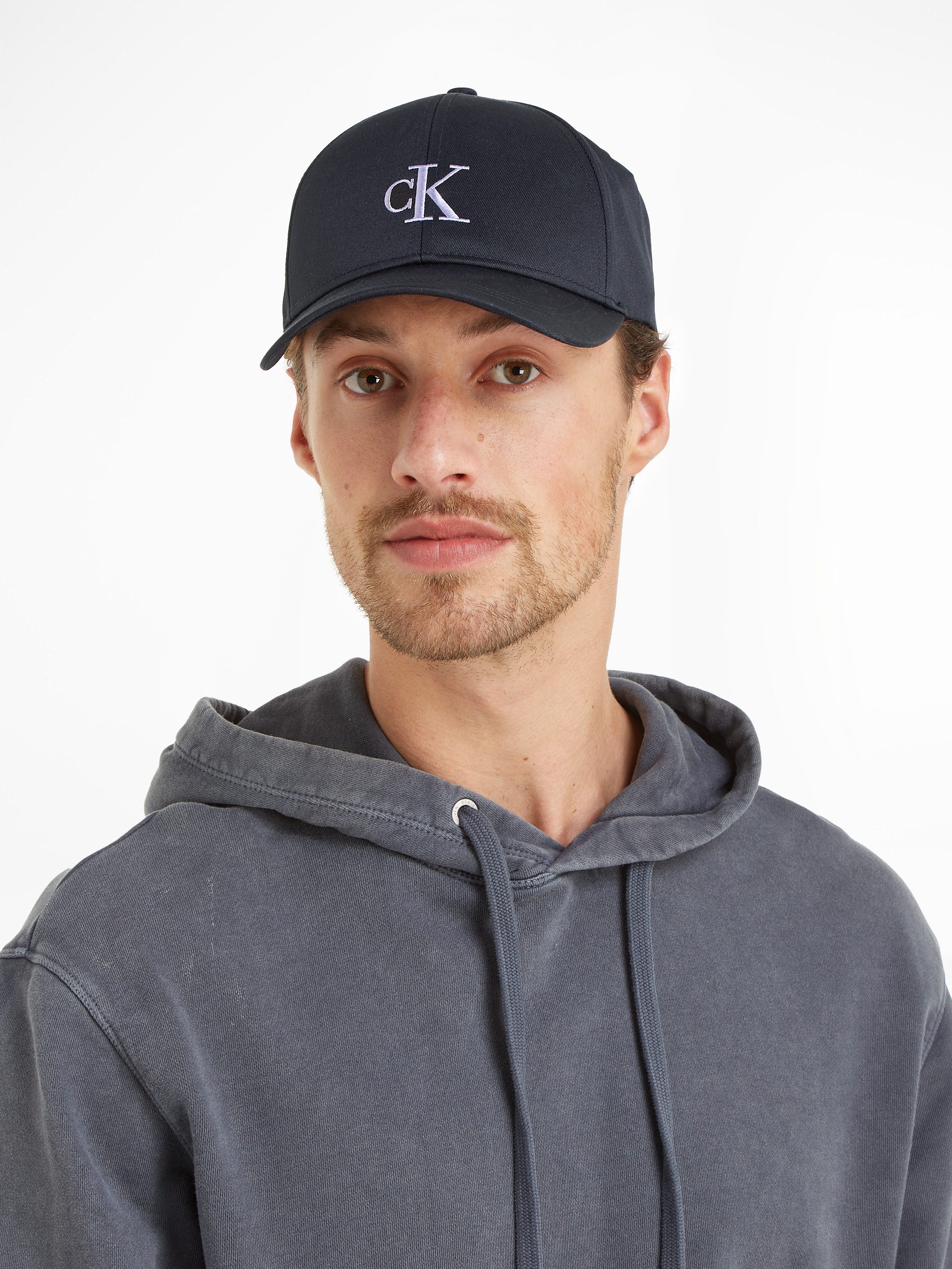 Calvin Klein Jeans Snapback Cap MONOGRAM EMBRO CAP mit Logostickerei