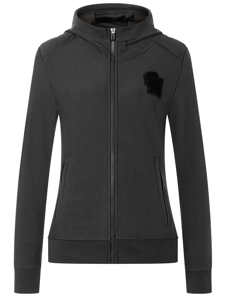 SUPER.NATURAL Outdoorjacke Merino Jacke W ALPINE ZIP JACKET wärmender Merino-Materialmix