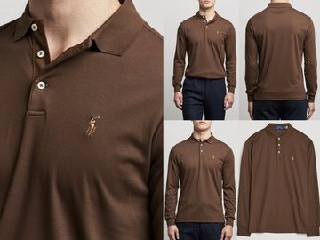 Ralph Lauren Poloshirt POLO RALPH LAUREN LUXURY PIMA COTTON Polohemd Hemd T-Shirt Polo Shirt