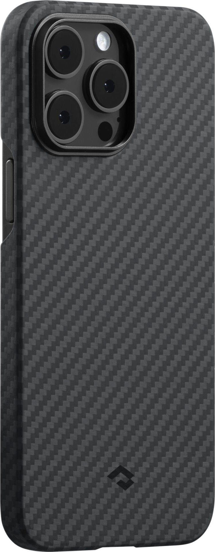 Audi Carbon Fiber Hülle für iPhone 12/12 Pro 6.1 Schwarz Hard AUS