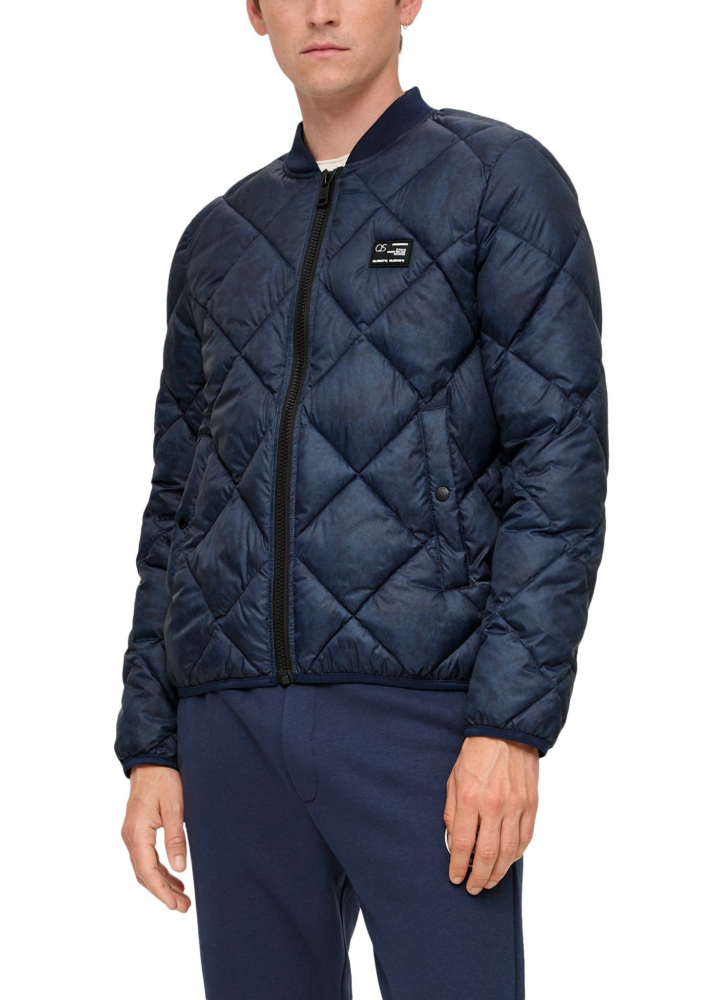 QS Blouson mit Label-Badge auf der Brust