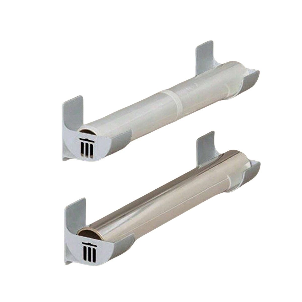 Agger Küchenorganizer-Set Küchenschranktür-Aufbewahrungsbox Plastiktütenhalter Organizer, (4-tlg), für Tüten, Zinnfolie, Müllsack