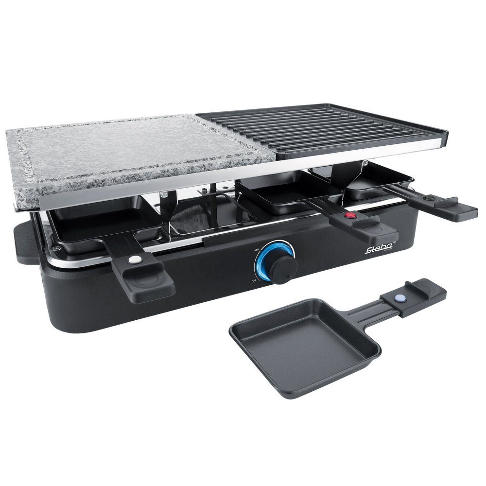 Steba Раклетници RC18 Раклетници Naturgrillstein 8 Раклетници-Pfännchen 1400W