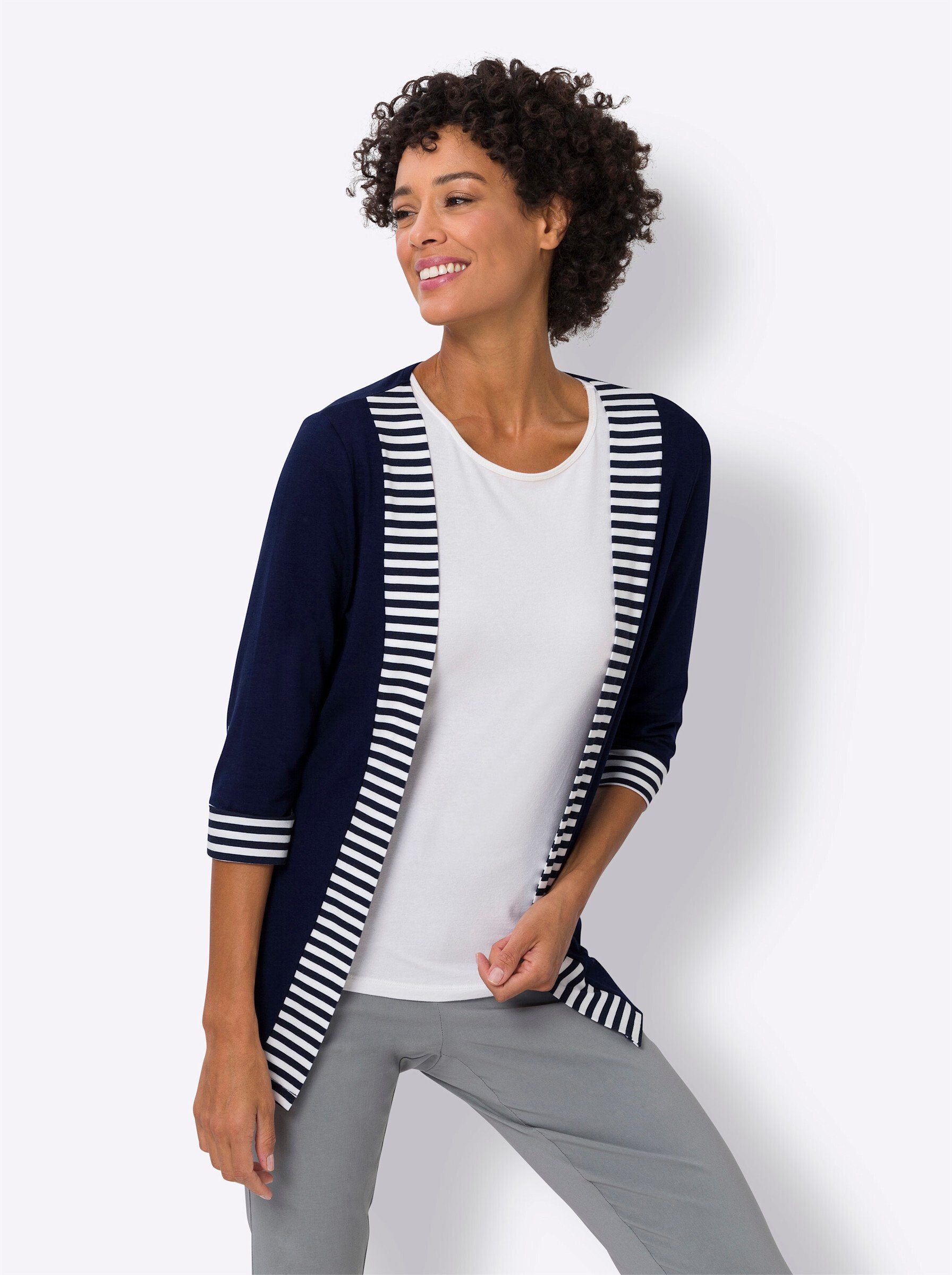 Sieh an! Shirtjacke Shirtjacke 3/4-Arm