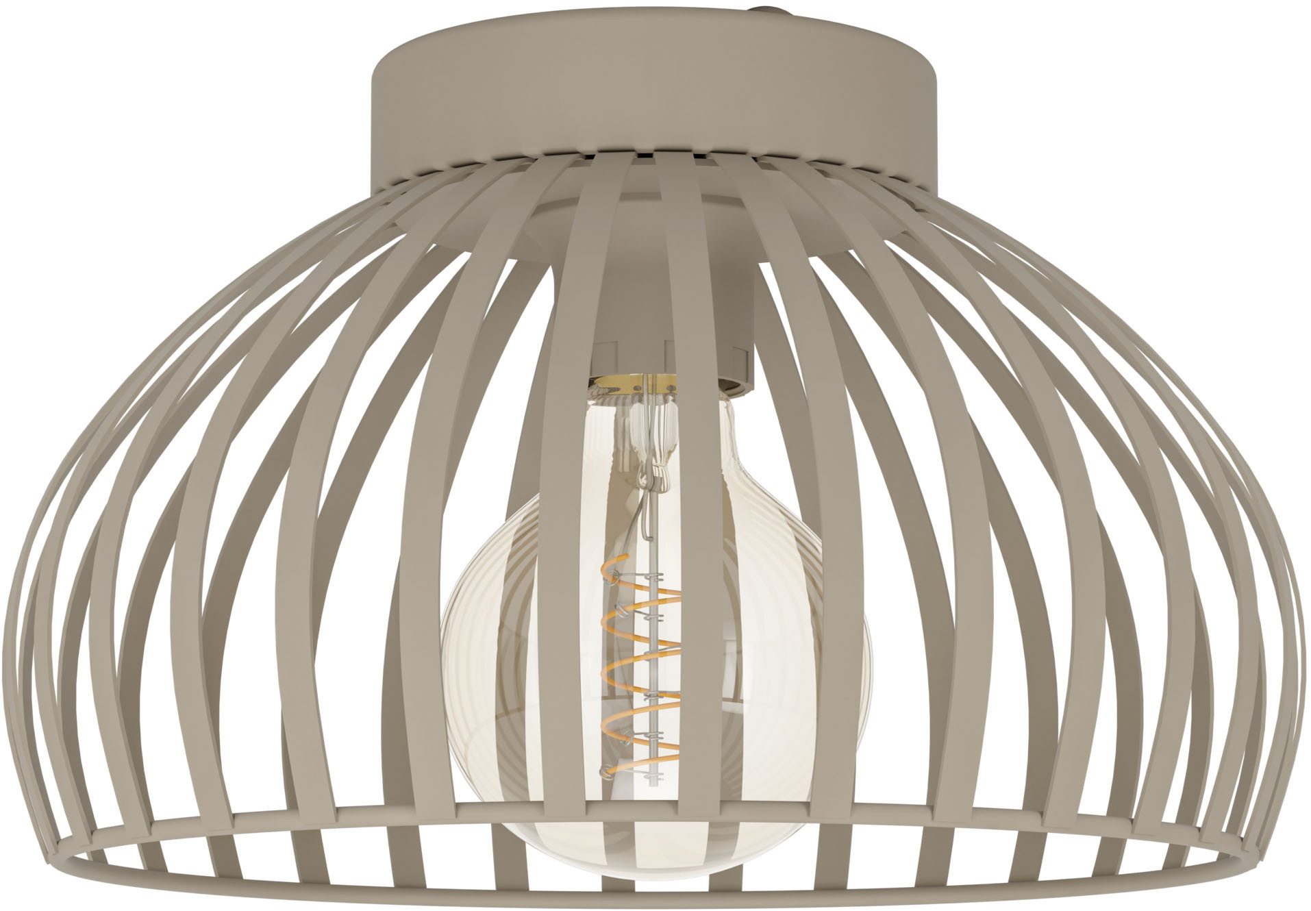 EGLO Deckenleuchte MOGANO 3 Deckenlampe - Stahl - E27 - 1X40W - IP20, ohne Leuchtmittel, Wohzimmerlampe, Esszimmerlampe, Flur, Schlafzimmer, H18 x Ø28 cm