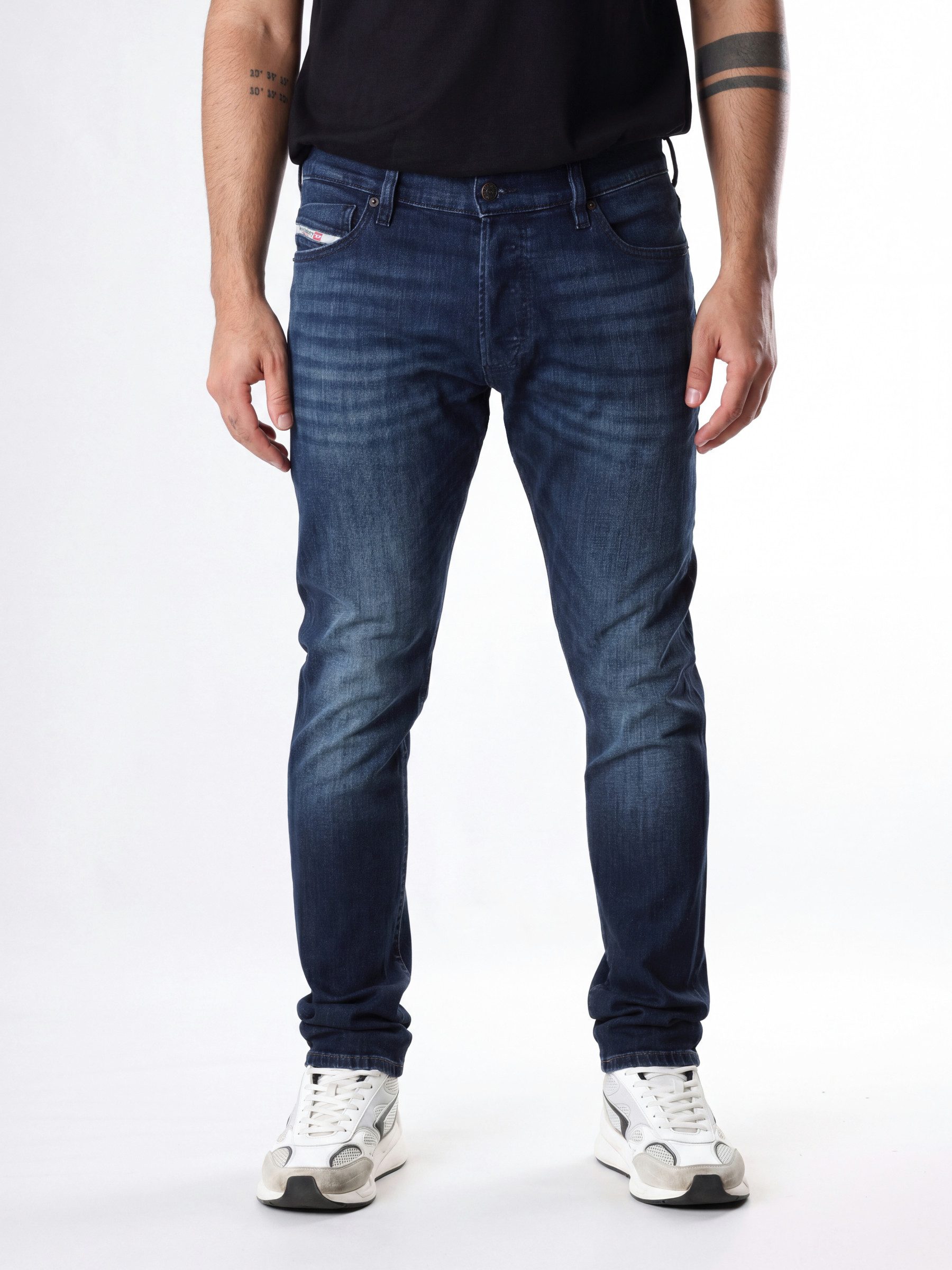 Diesel Skinny-fit-Jeans Schmale Röhrenjeans - TEPPHAR-X Leichter Denim, hoher Stretch
