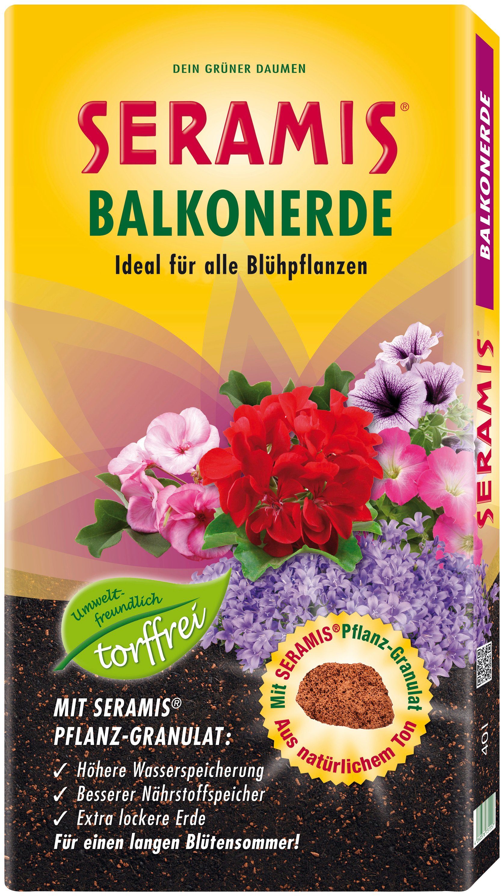 Seramis Blumenerde Bodenverbesserer, Balkonerde für Blühpflanzen, 40 Liter  online kaufen | OTTO